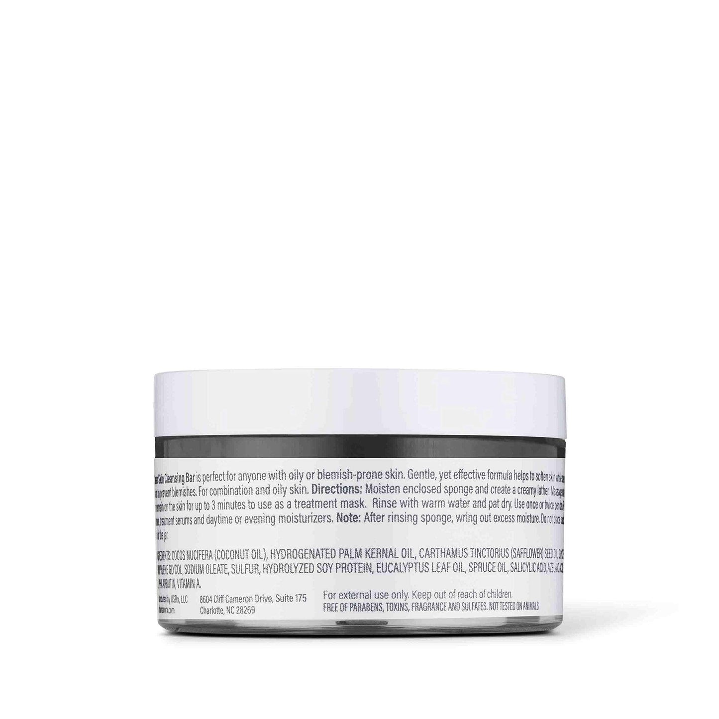 Urban Skin Rx® Clear Skin 3-in-1 Cleansing Bar – Daily Cleanser, Exfoliator & Mask, Reduces Oil, Clears Pores, Prevents Breakouts, 3.7oz