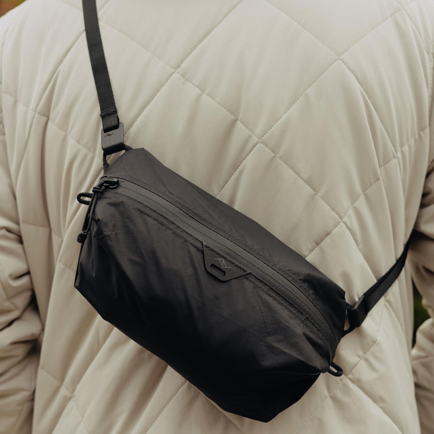 Peak Design Ultralight Terra Shell Packing Cube XXS – Weatherproof Travel Organizer with Strap Attachments, Luggage Pass-Through & Zipper (Cloud)