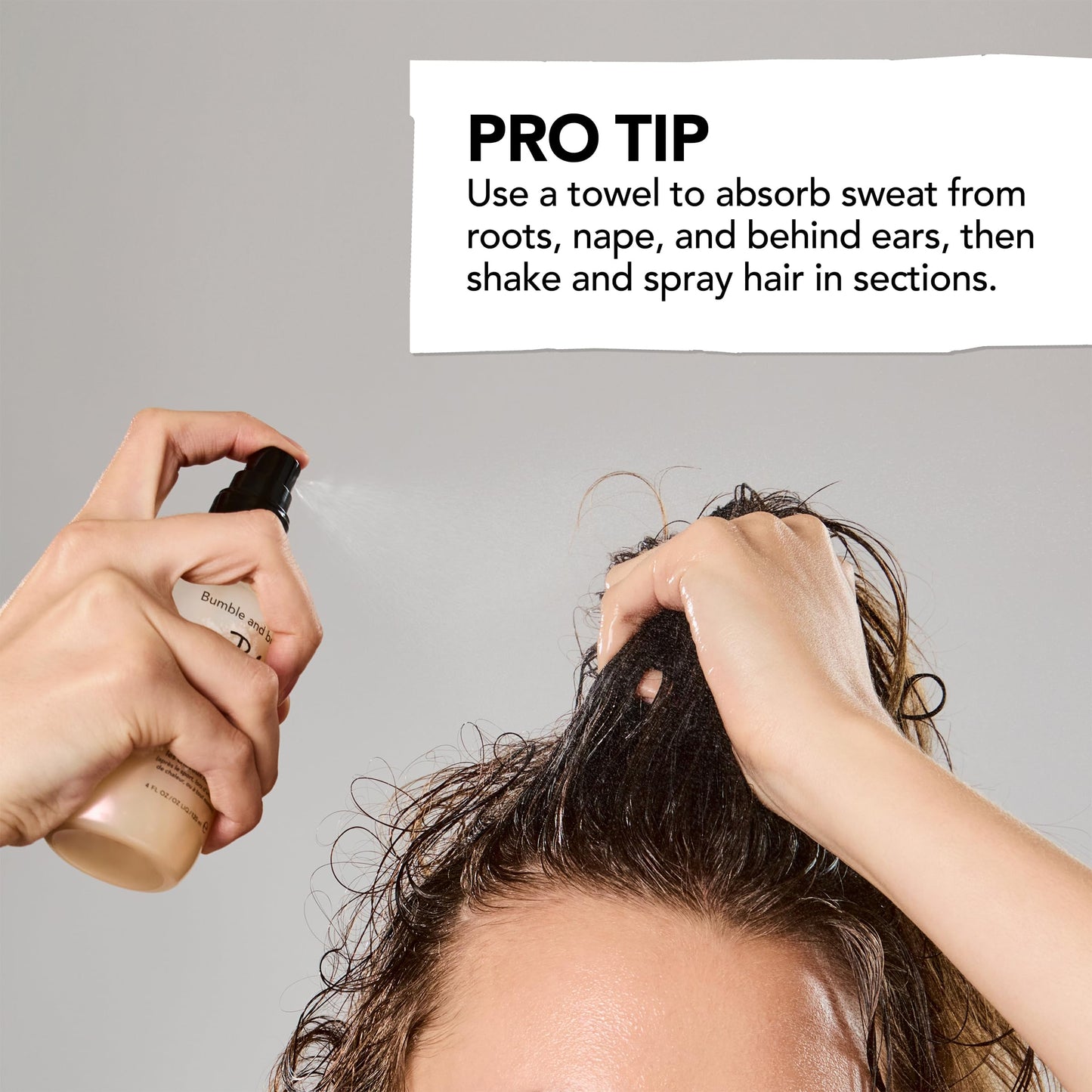 Bumble and bumble Prêt-à-powder Post Workout Dry Shampoo Mist | Non-Aerosol Hair Refresher for Sweaty Hair | Odor Eliminator for All Hair Types, 4 Fl Oz