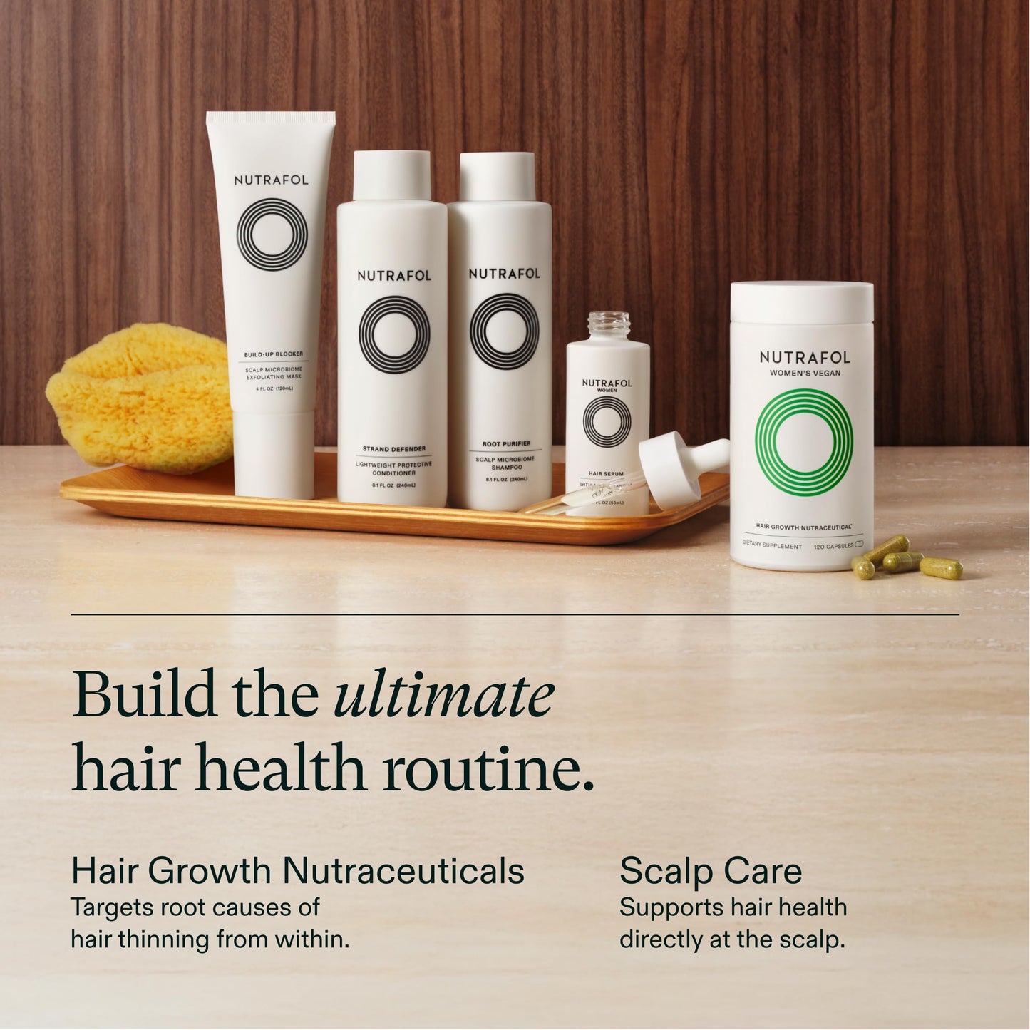 Nutrafol Shampoo for Thinning Hair – Cleanses & Hydrates Scalp, Boosts Volume, Strength & Texture, Color-Safe, Sulfate-Free, 8.1 Fl Oz