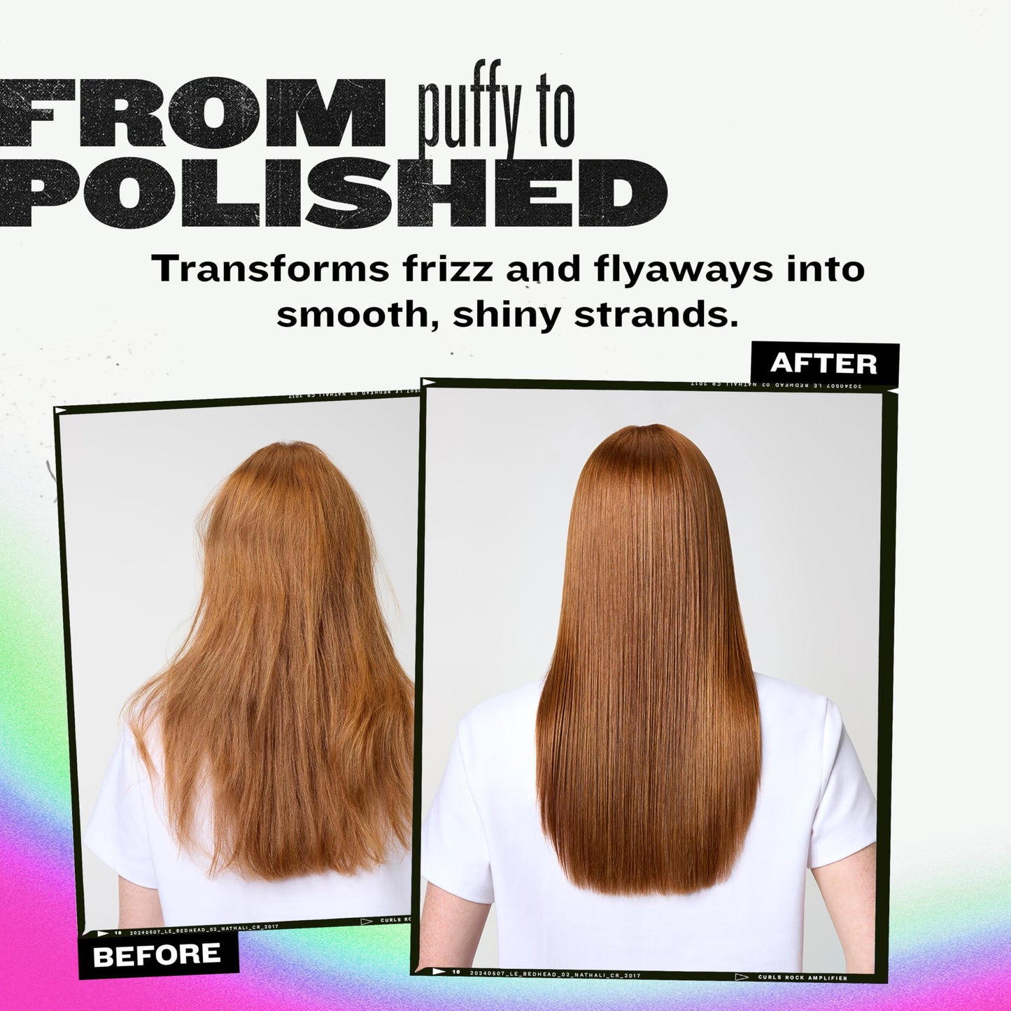 TIGI Bed Head Straighten Out Anti Frizz Serum for Smooth Shiny Hair 3.38 fl oz