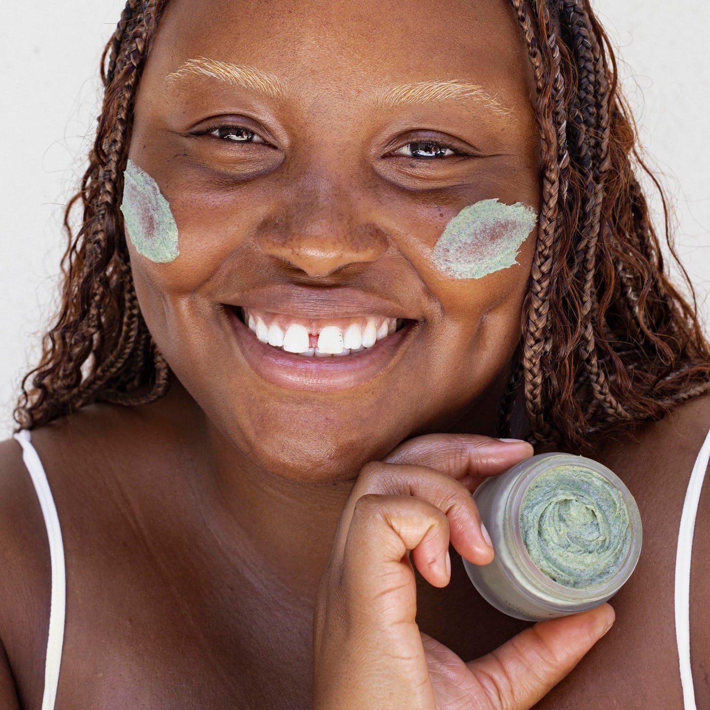 OSEA Seaglow Resurfacing Face Cleanser and Scrub 1.7 oz - 2-in1- For All Skin Types - Facial Exfoliator and Cleanser - Clean Beauty - Vegan Skincare