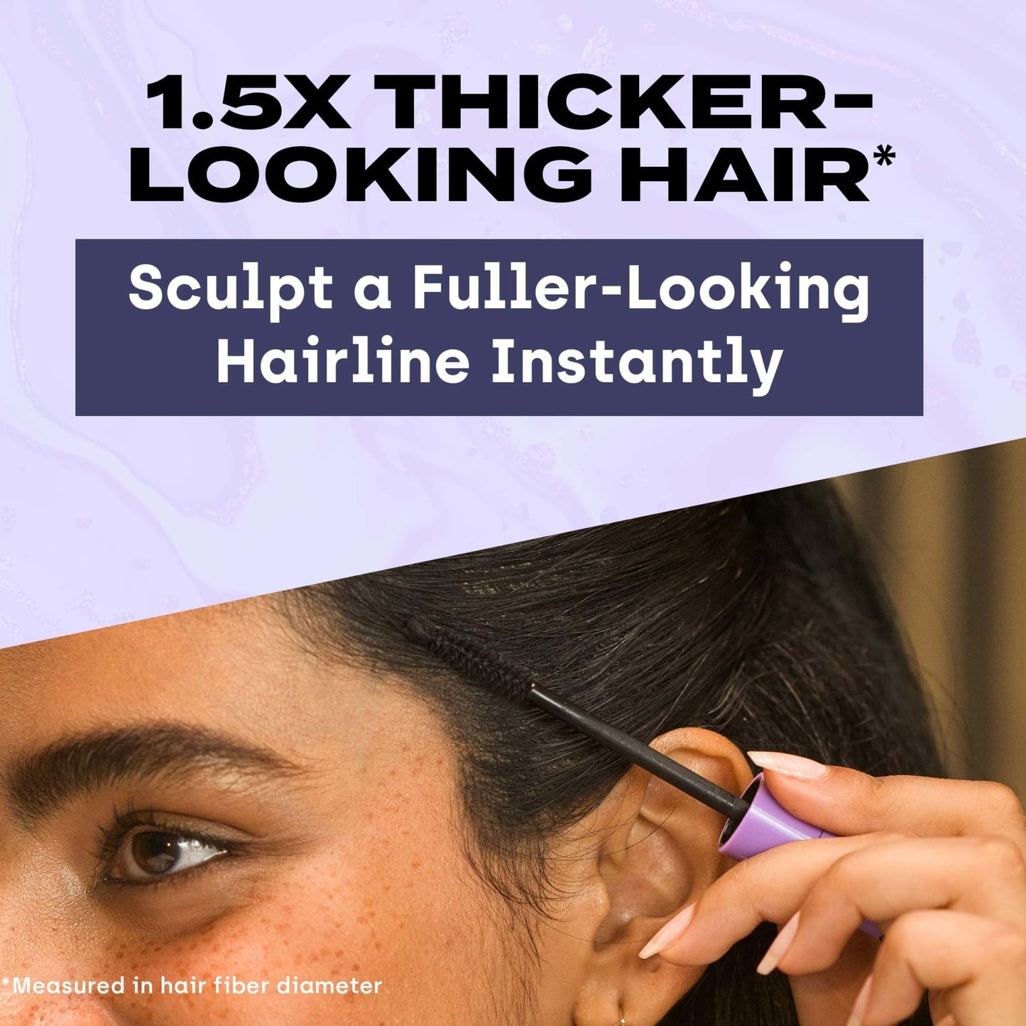 Toppik Fill Me In Hairline Filler, Hair Color Root Touchup, Hair Fibers Wand, Fills In Thinning Hairline, Hair Styling Product, 0.176 oz (5 g), Black