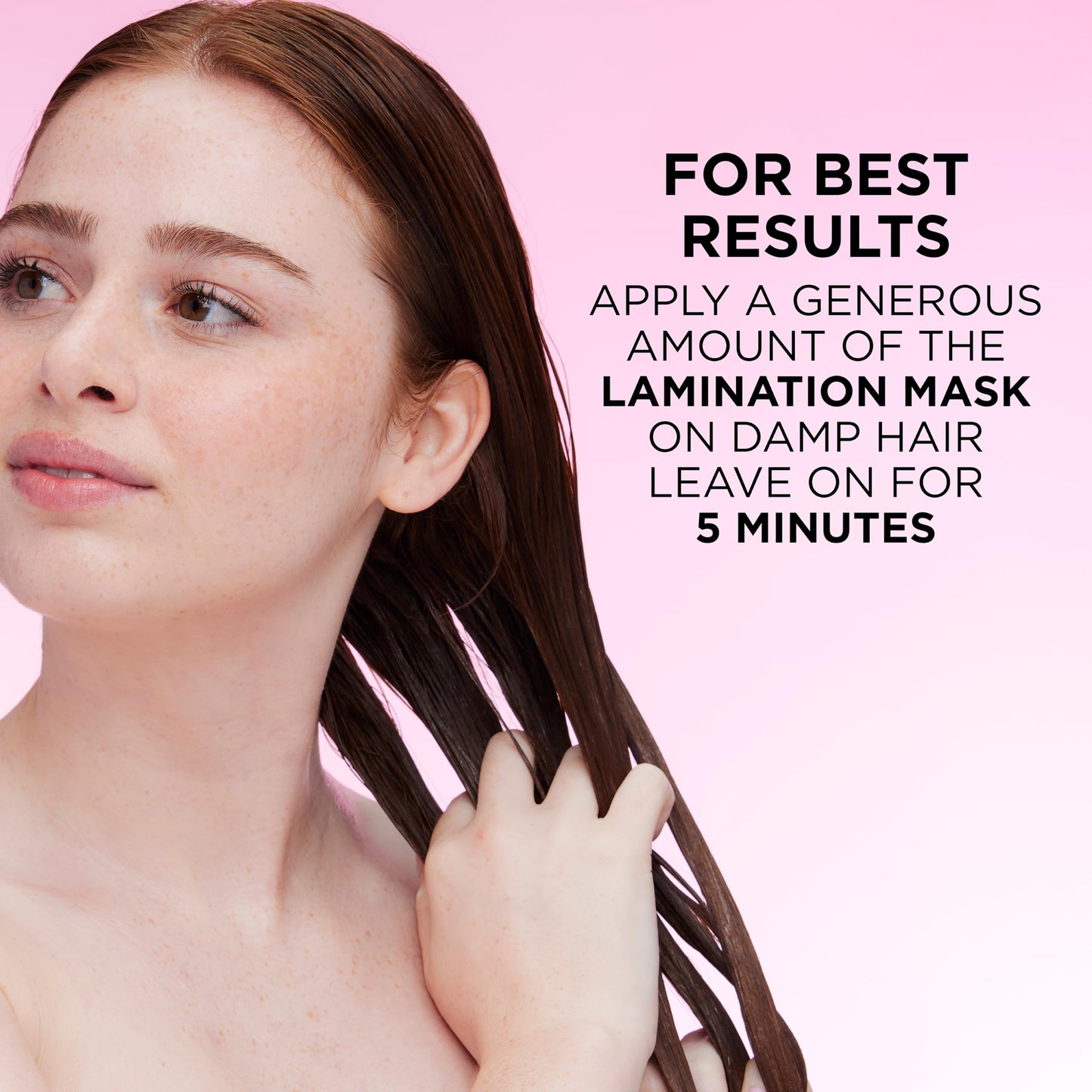 L'Oreal Paris EverPure Glossing Lamination Hair Mask with Glycolic Acid, Deep Treatment for Dull & Dry Hair, Lasting Shine & Smoothness, 5.1 Fl Oz