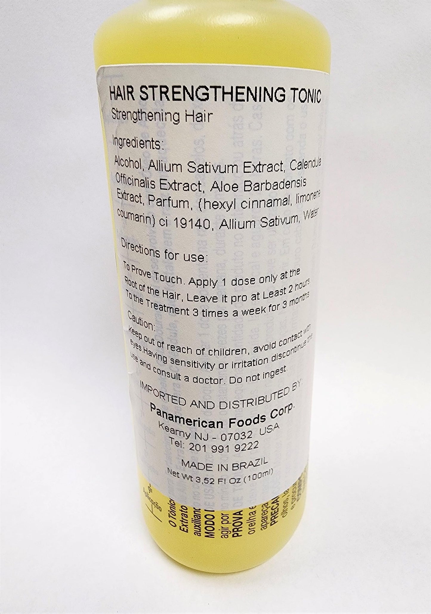 Gota Dourada Extraordinario Tonico para Fortalecimento de cabelos (hair tonic with garlic extract) Pack of 04, 100ml