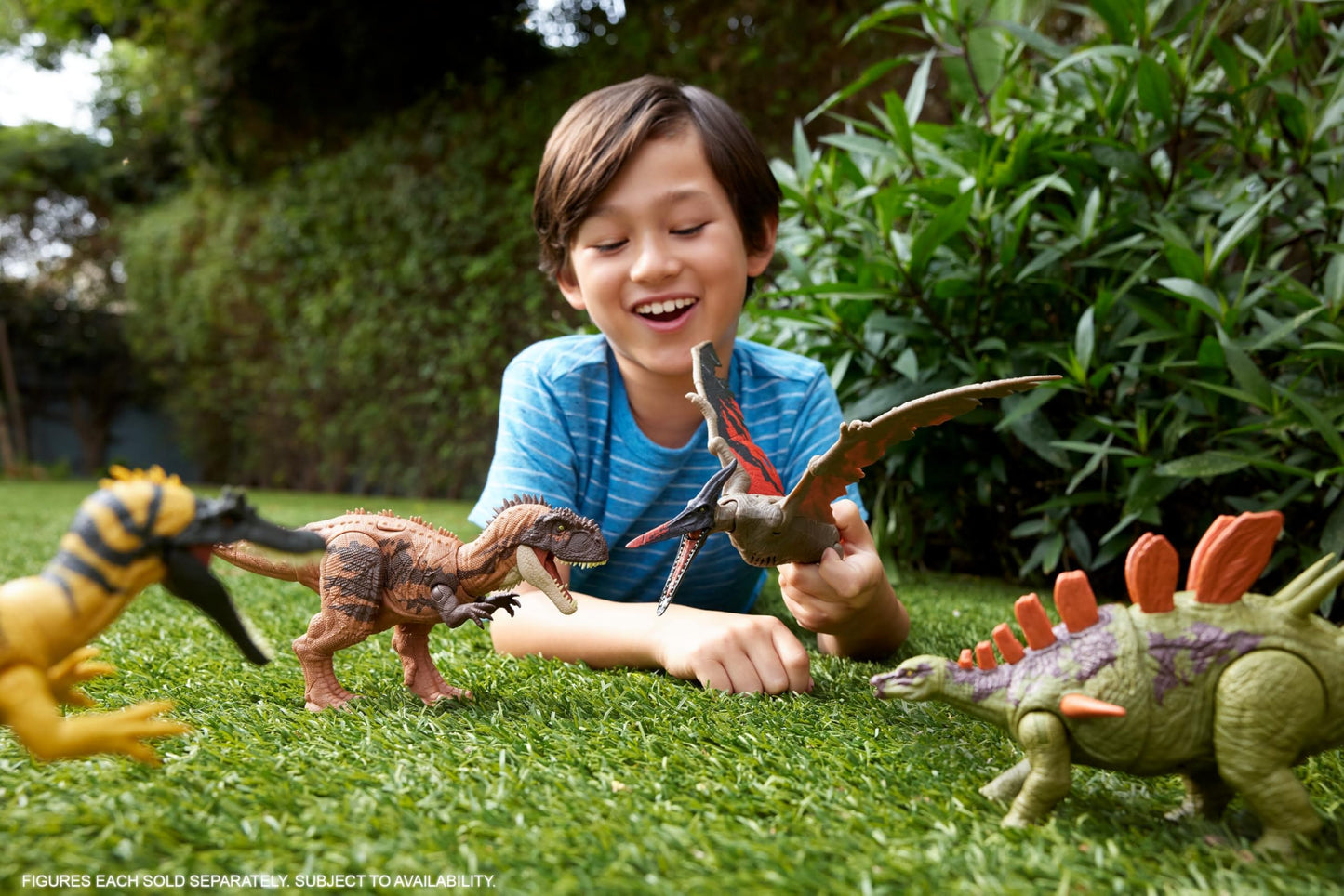 Mattel Jurassic World Dinosaur Toys with Roar Sound & Attack Action, Wild Roar Posable Figures, Physical & Connected Digital Play