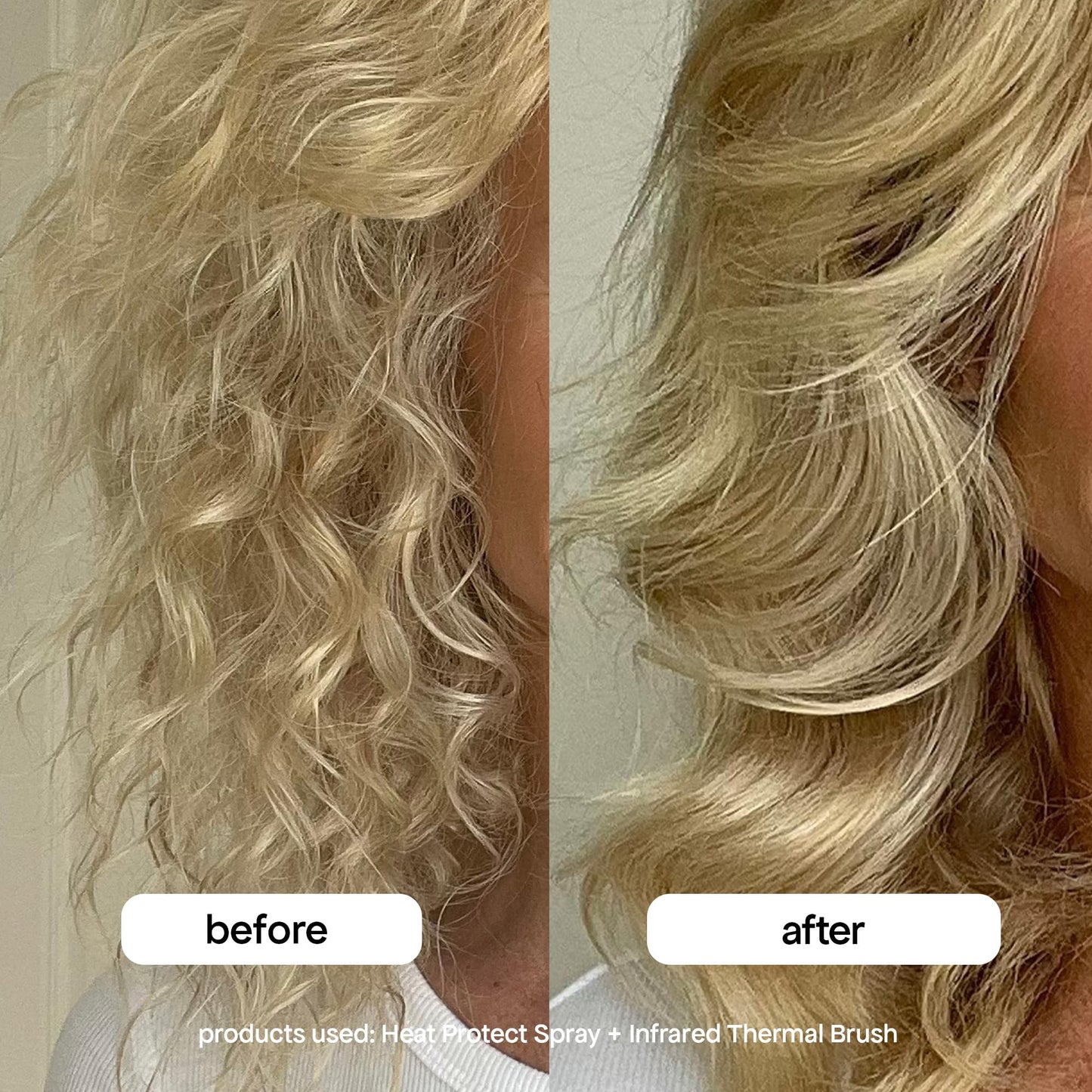 BondiBoost Heat Protectant Spray 4.23 fl oz – Lightweight Mist for Heat Protection, Prevents Damage & Split Ends, Sulfate & Paraben Free for All Hair