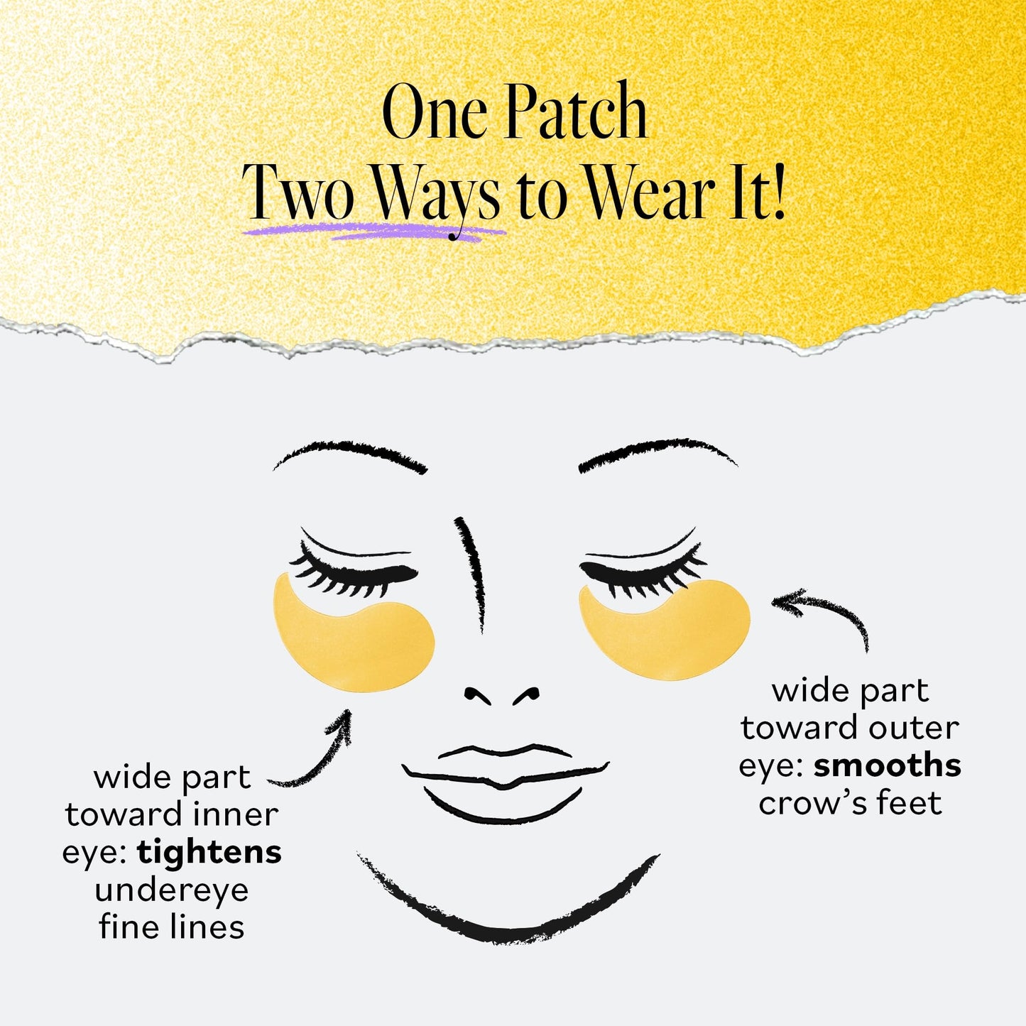 Derma E Vitamin C Bright Eyes Hydro Gel Patches, 30 Pairs (60ct) – Caffeine, Allantoin & Vitamin B3 for Dark Circles, Puffiness & Wrinkles