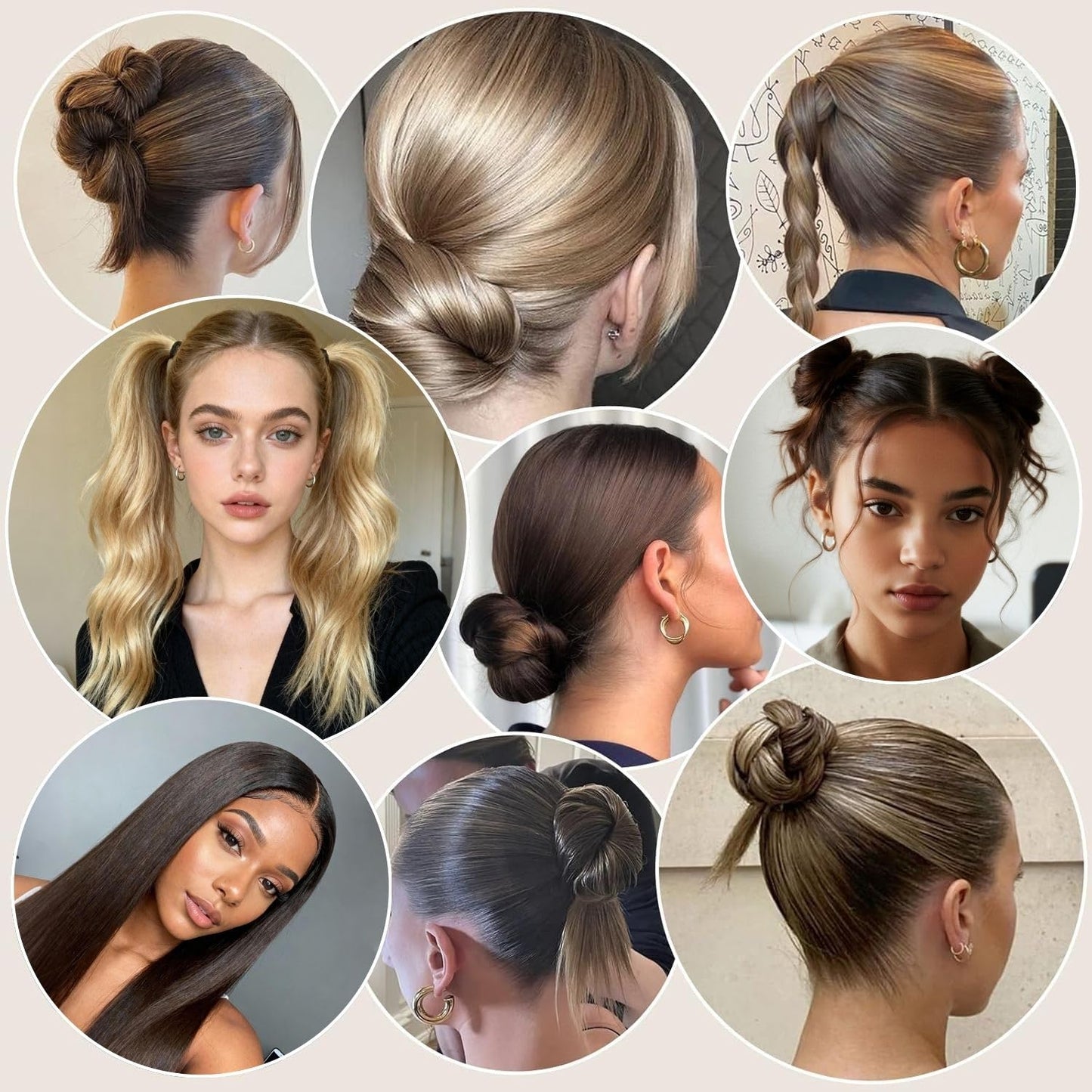 Dolahair Hair Wax Stick - Flyaway Control and Styling Pomade for Kids, Women, and Men - Hair Bun Maker and Accessorie (1 Pack of Wax)