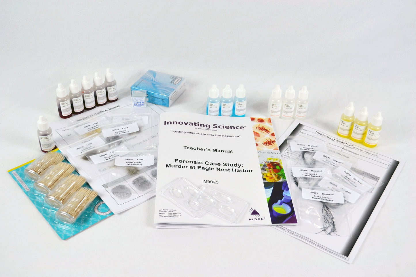 ALDON Innovating Science Forensic Case Study: Murder at Eagle Nest Harbor (Materials for 15 Groups)