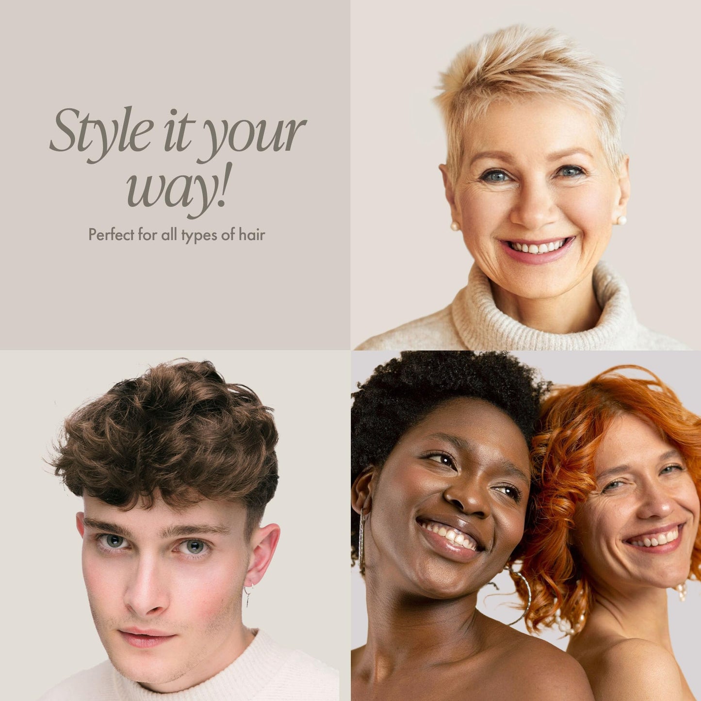 Enjoy Dry Wax - Non Greasy Pliable Texture Hair Wax - Firm Flexible Hold Natural Matte Finish (2.1 Oz)