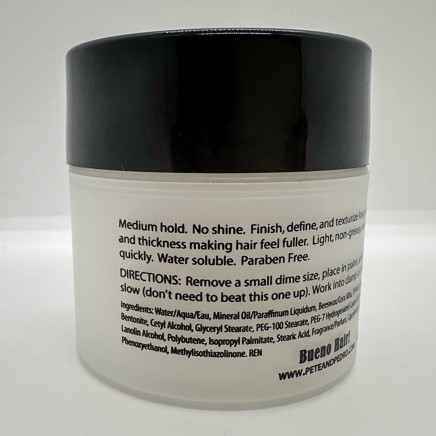 Pete & Pedro Hair Styling Clay for Men – Medium Hold, Matte Finish, Low Shine, Ideal for Messy, Fine & Thinning Hair | Shark Tank Product, 2 oz