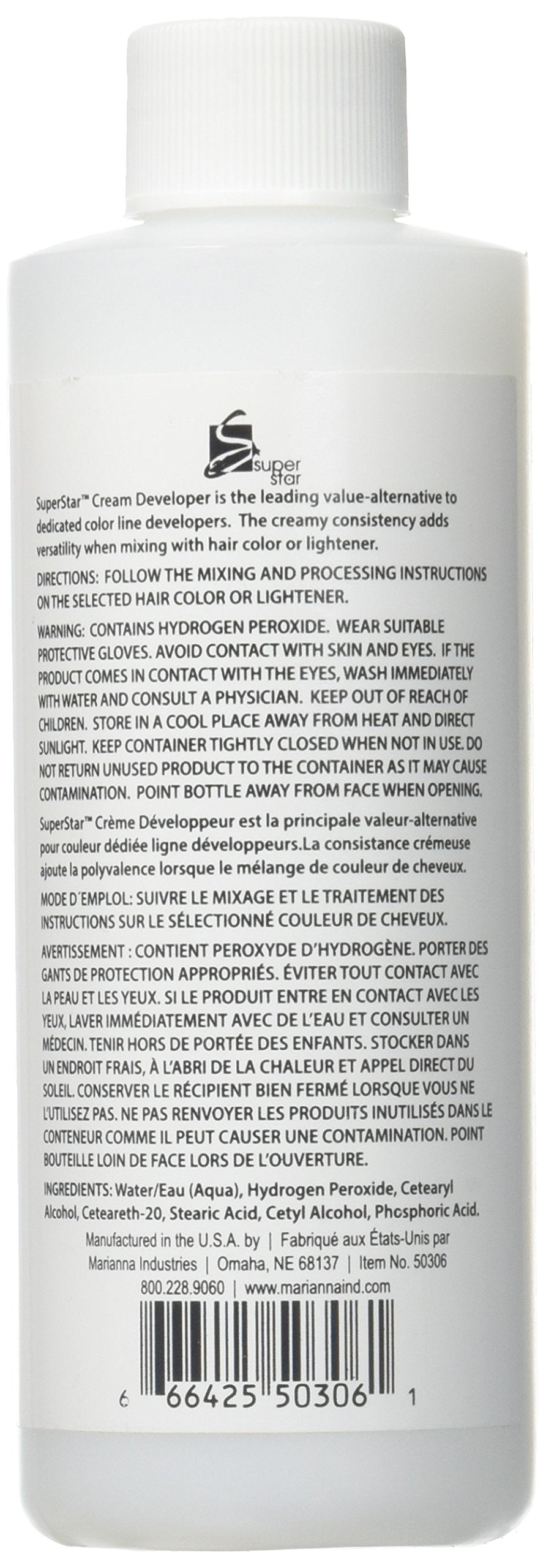 Super Star Stabilized Cream Peroxide Developer, 30v Hc-50306