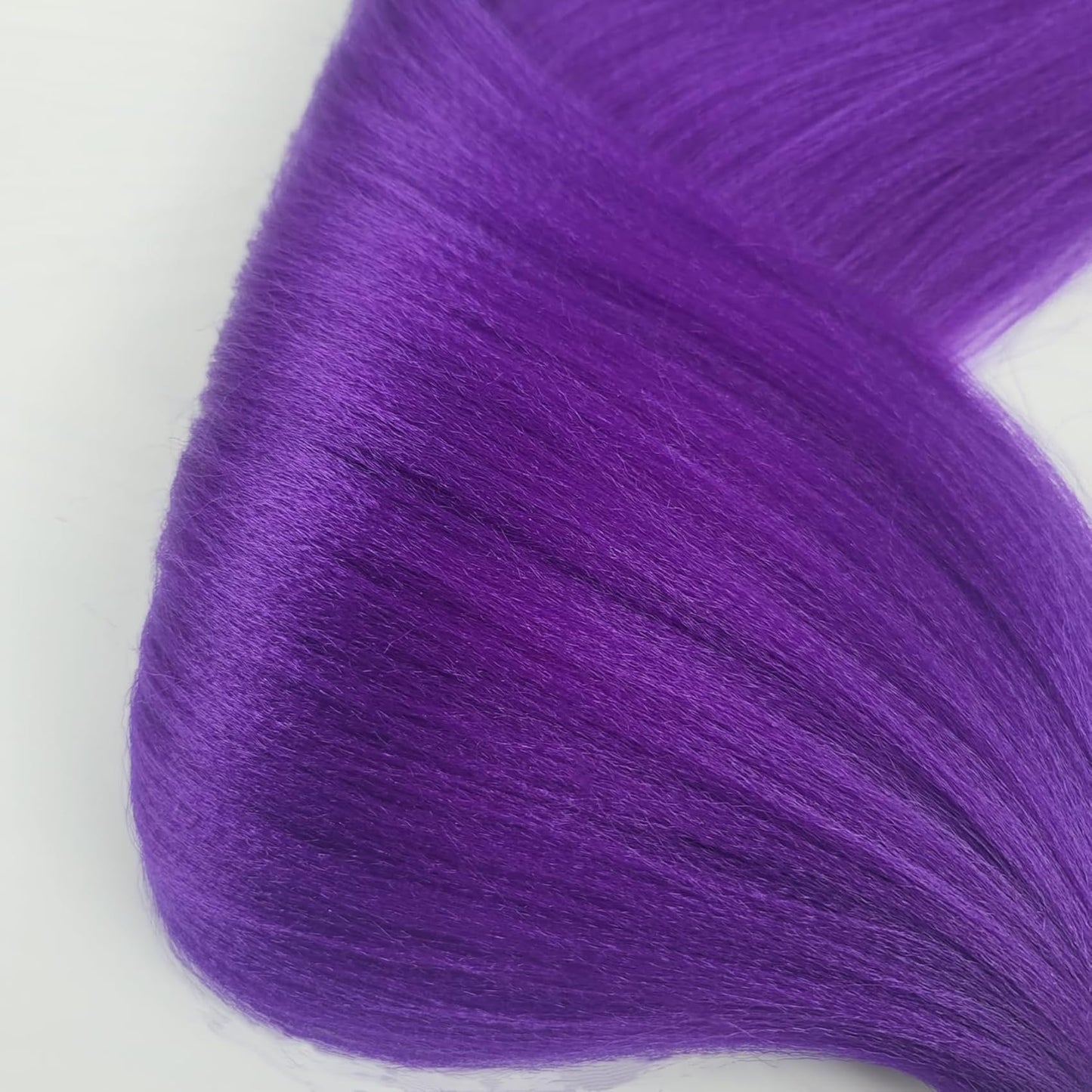 Gozill Purple Braiding Hair Pre stretched Long Purple Prestretched Synthetic Braiding Hair Extensions Hypoallergenic Gyal Knotless Ez Braid 26 inch Yaki Non Toxic Fulani