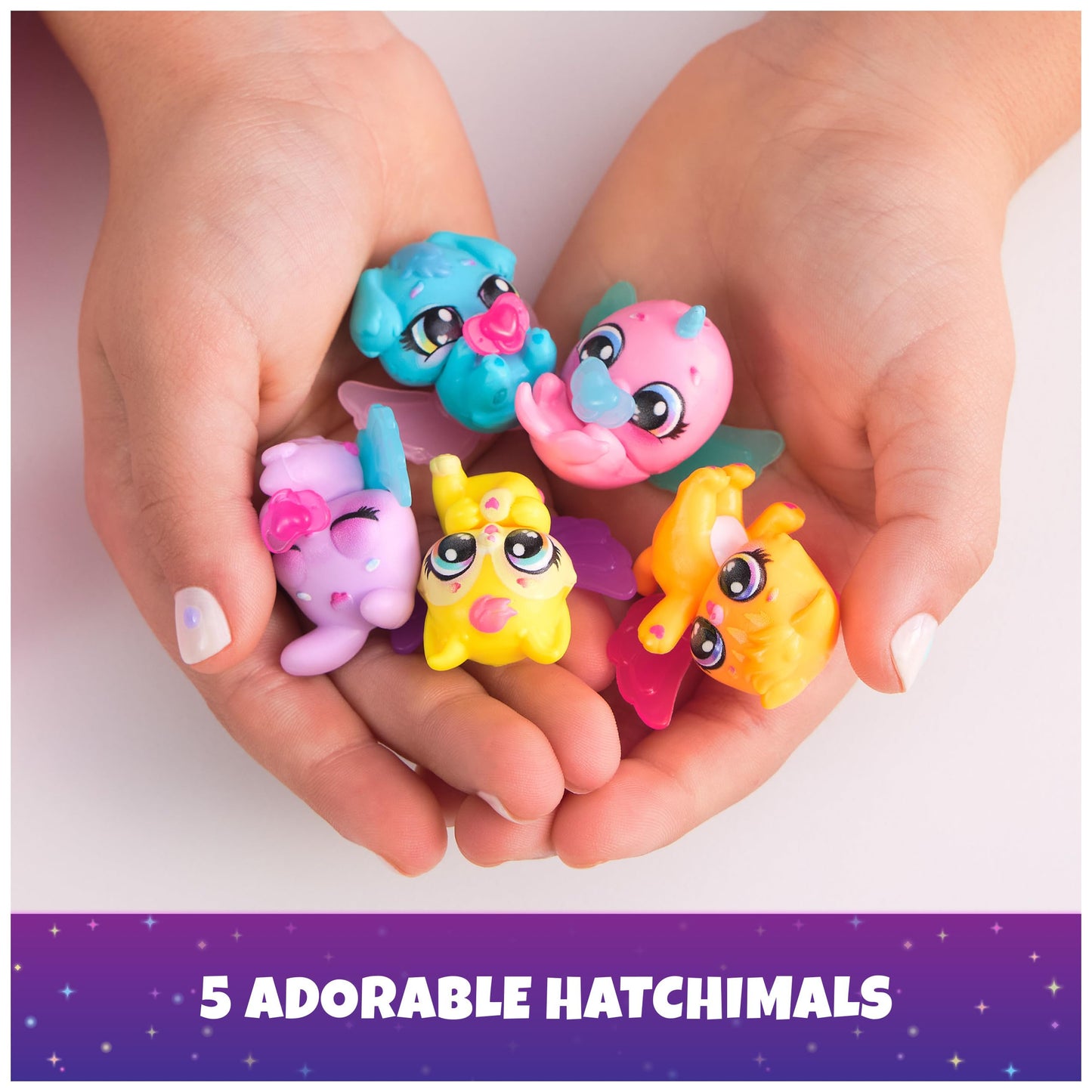 Hatchimals Alive, Neon Rainbow Spring Basket Toy (Styles May Vary), 3 Self-Hatching Easter Eggs, Fun Gift & Kids Toys for Girls & Boys Ages 3 and up