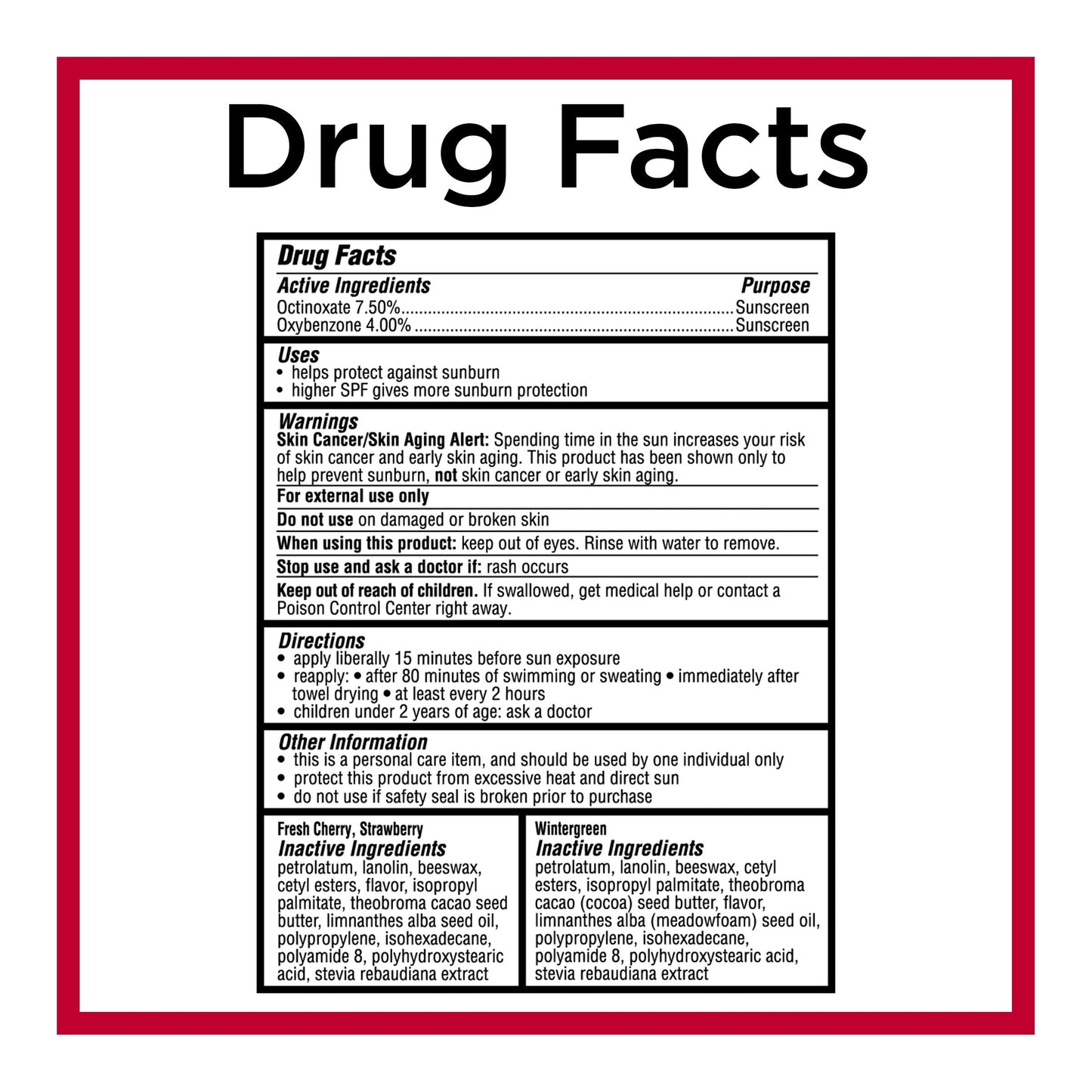 Carmex Daily Care Moisturizing Lip Balm Pack, Lip Balm With Sunscreen in Fresh Cherry, Strawberry and Wintergreen -0.35 Ounce (Pack of 3)