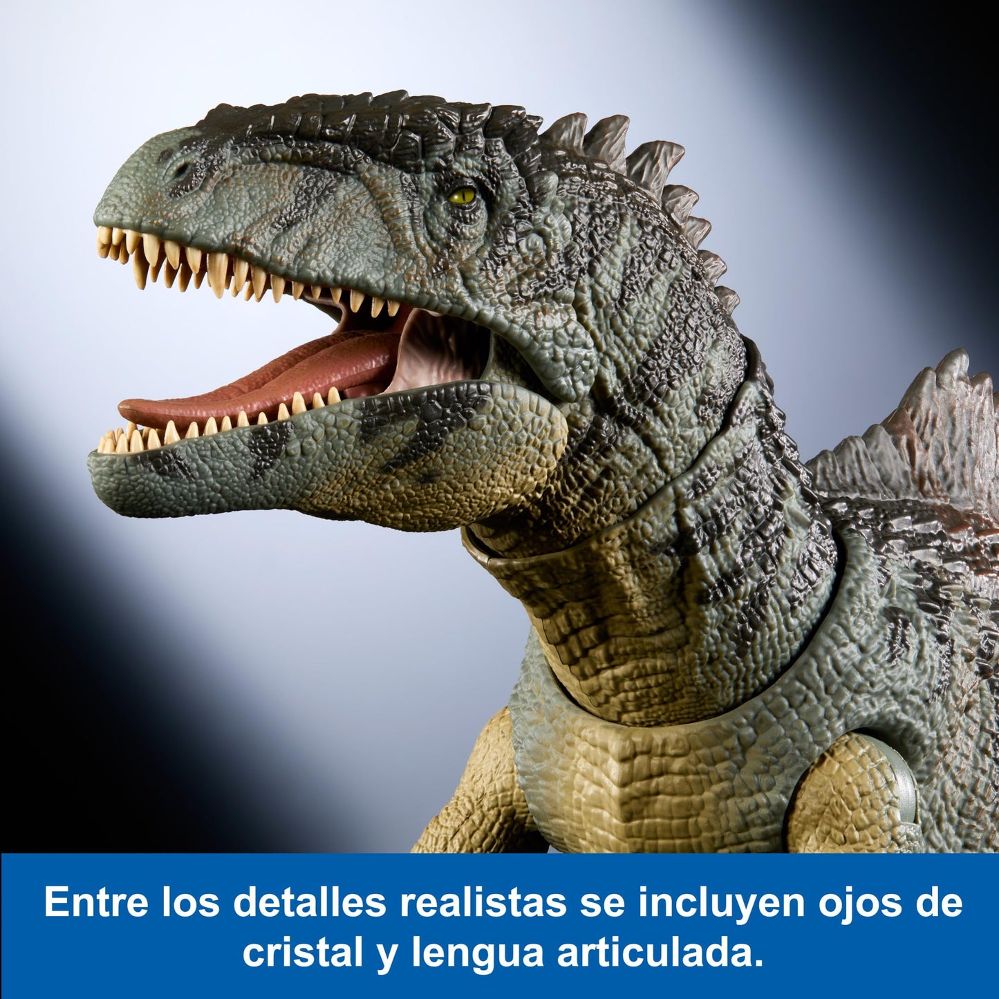 Mattel Jurassic World Dominion Hammond Collection Giganotosaurus Dinosaur Figure, 21 Articulations, Glass Eyes, Wired Tail & Posable Tongue