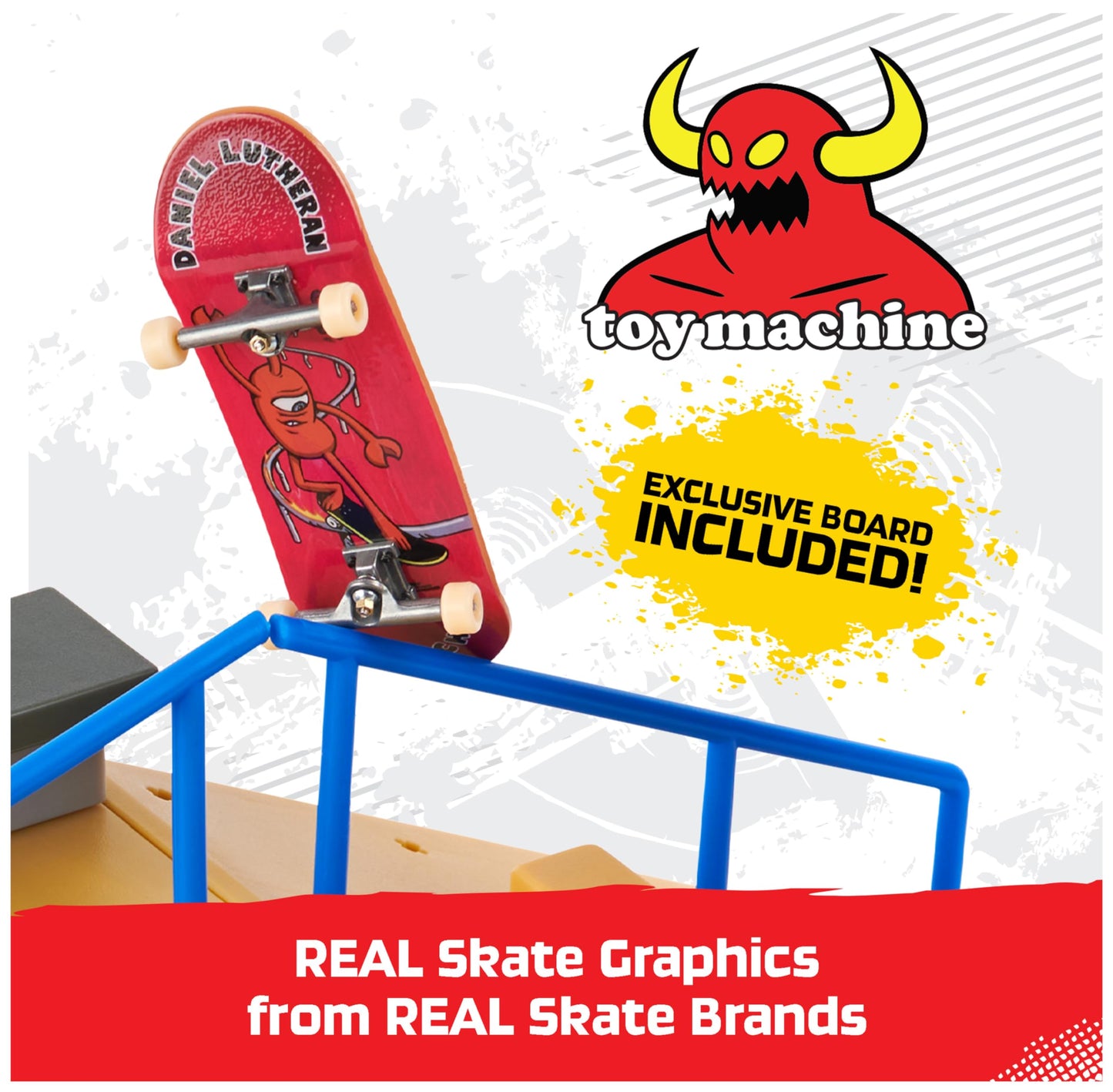 Tech Deck, Jump N’ Grind X-Connect Park Creator, Customizable and Buildable Ramp Set with Exclusive Fingerboard, Kids Toy for Ages 6 and up