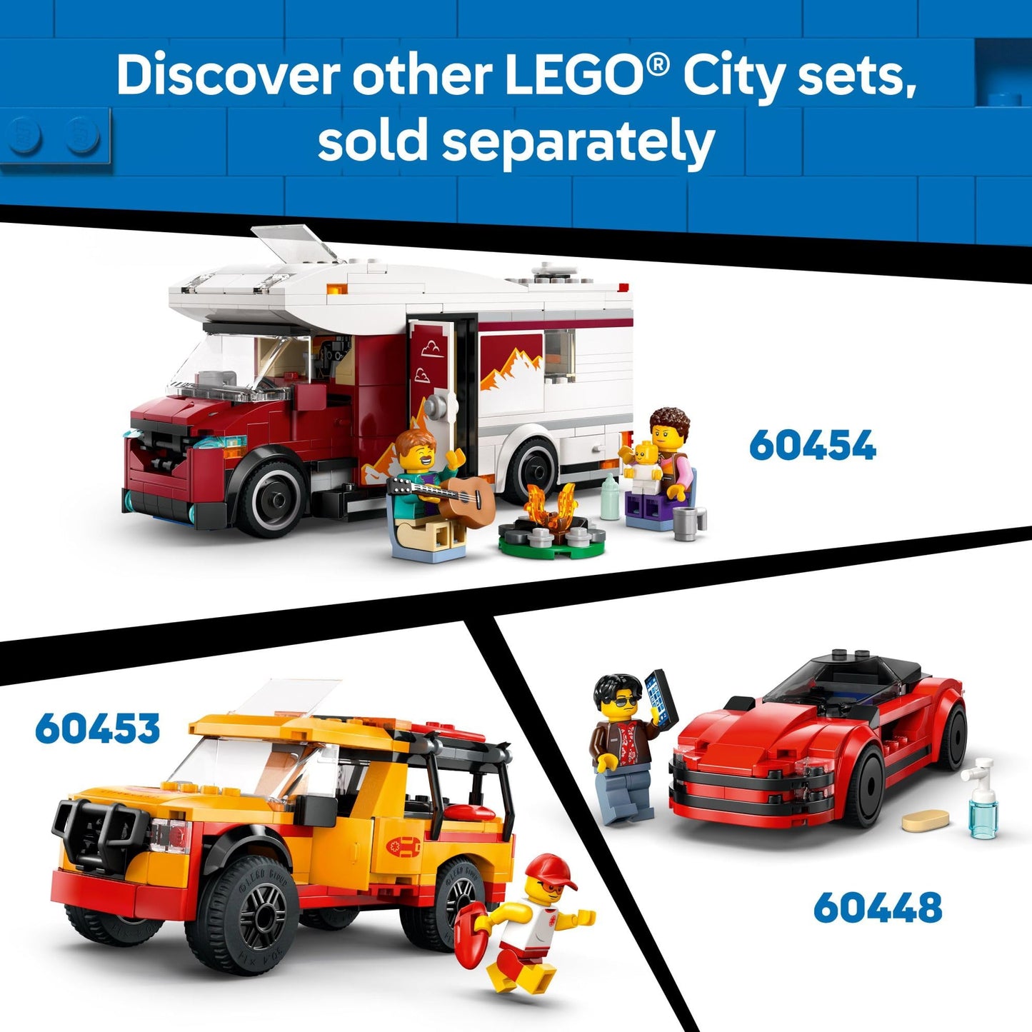 LEGO City Off-Road 4x4 Mountain Truck Set for Kids 6+ with Adventurer Minifigure & Accessories – Birthday & Holiday Gift