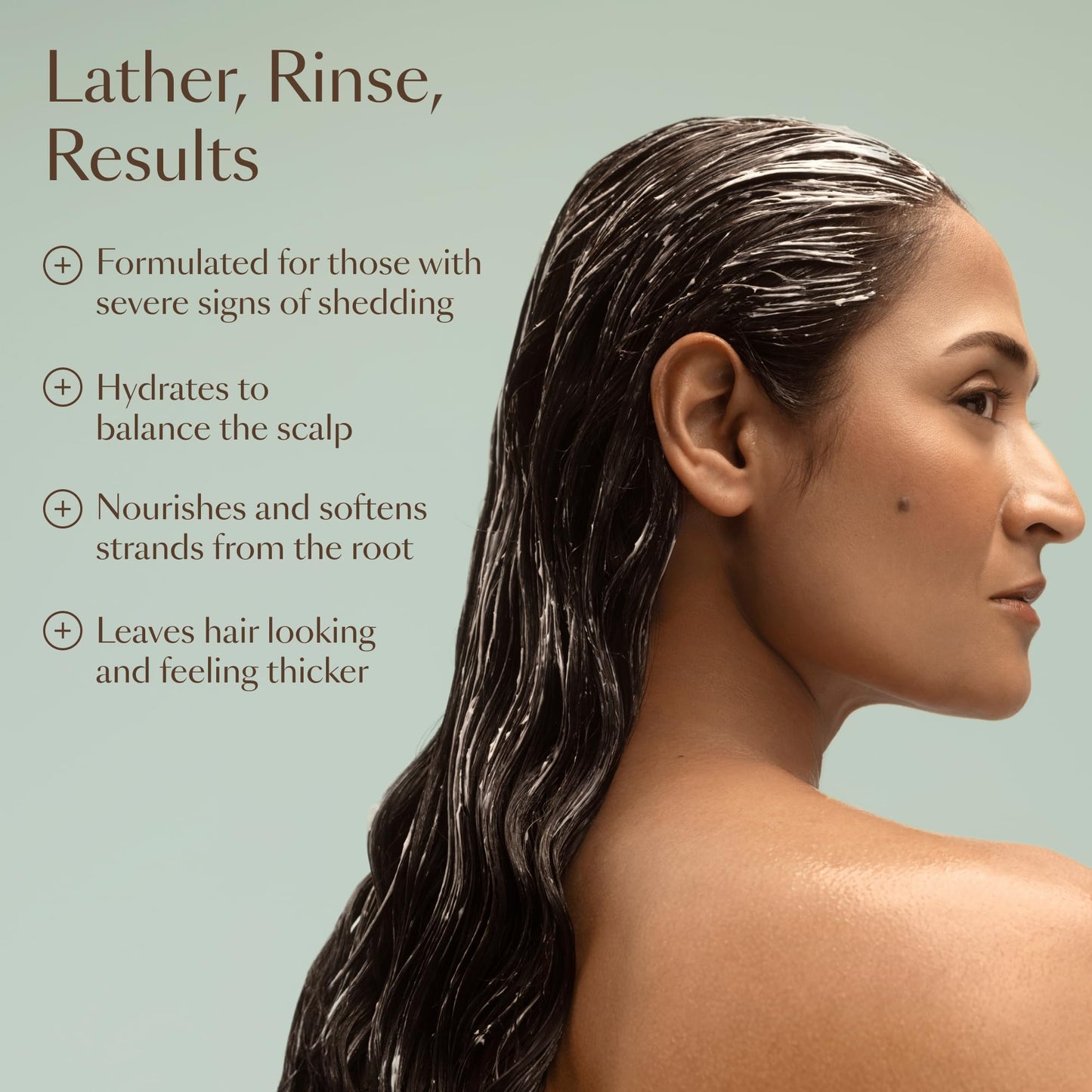 VEGAMOUR GRO+ Advanced Balancing Conditioner – Hydrating, Nourishing & Softening Formula for Thinning Hair – Color Safe, Vegan, Silicone-Free (8 Fl Oz)