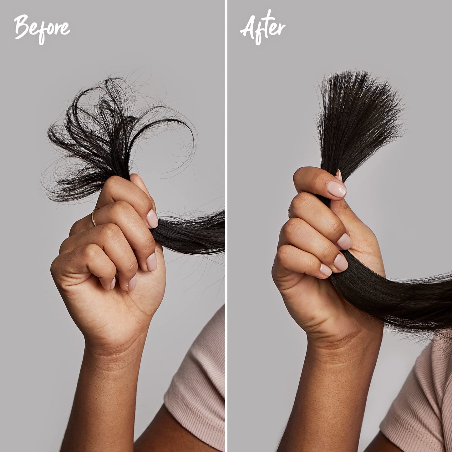 Marc Anthony Grow Long Shampoo & Conditioner Set with Biotin, Caffeine & Ginseng – Anti-Frizz, Split End Repair, Strengthens Dry & Damaged Hair