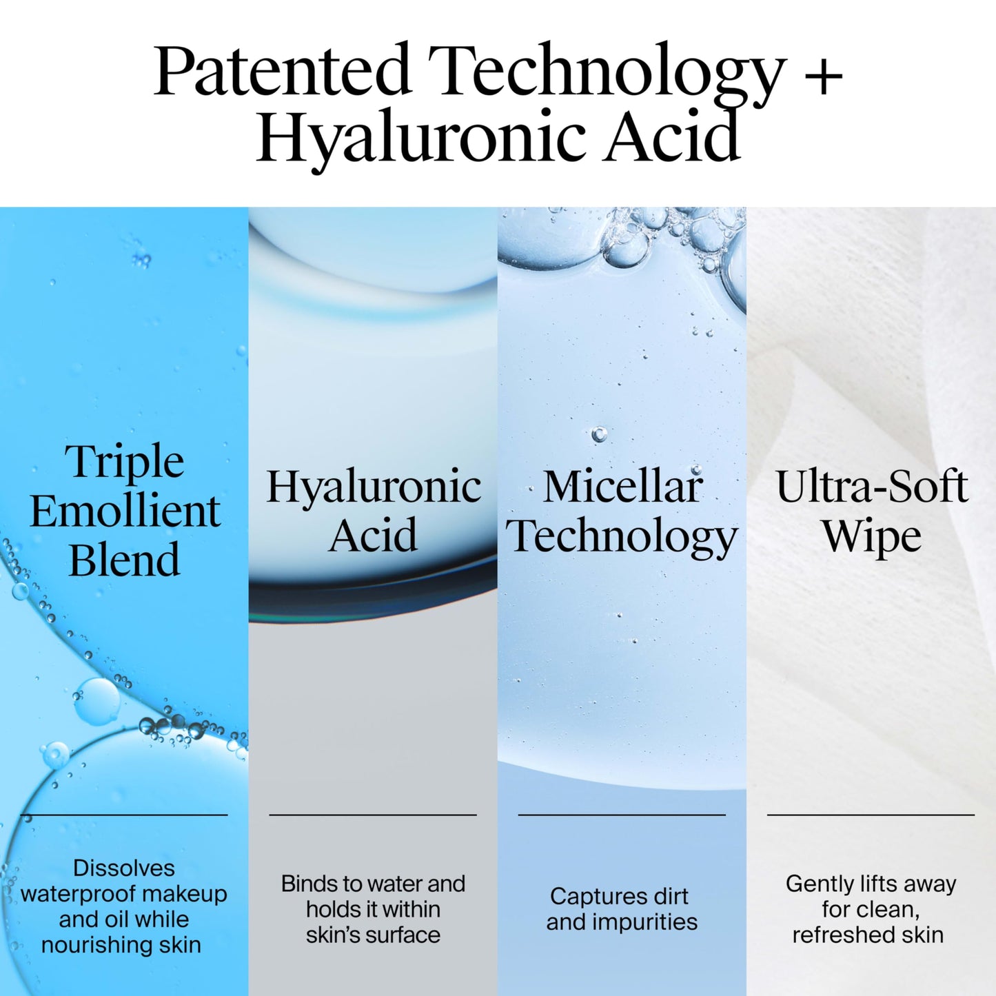 Neutrogena Hydro Boost Micellar Cleansing Wipes with Hyaluronic Acid – Hydrating Makeup Remover for Waterproof Makeup, Hypoallergenic, 2 x 25 ct