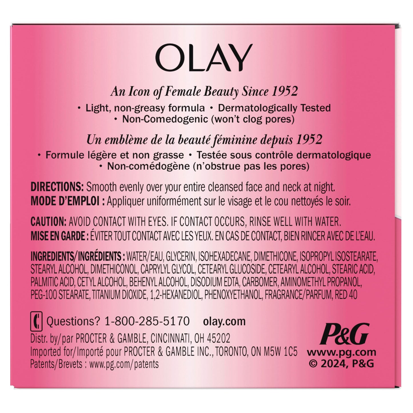 Olay Firming Night Cream, 1.9 Fl Oz (Pack of 3)