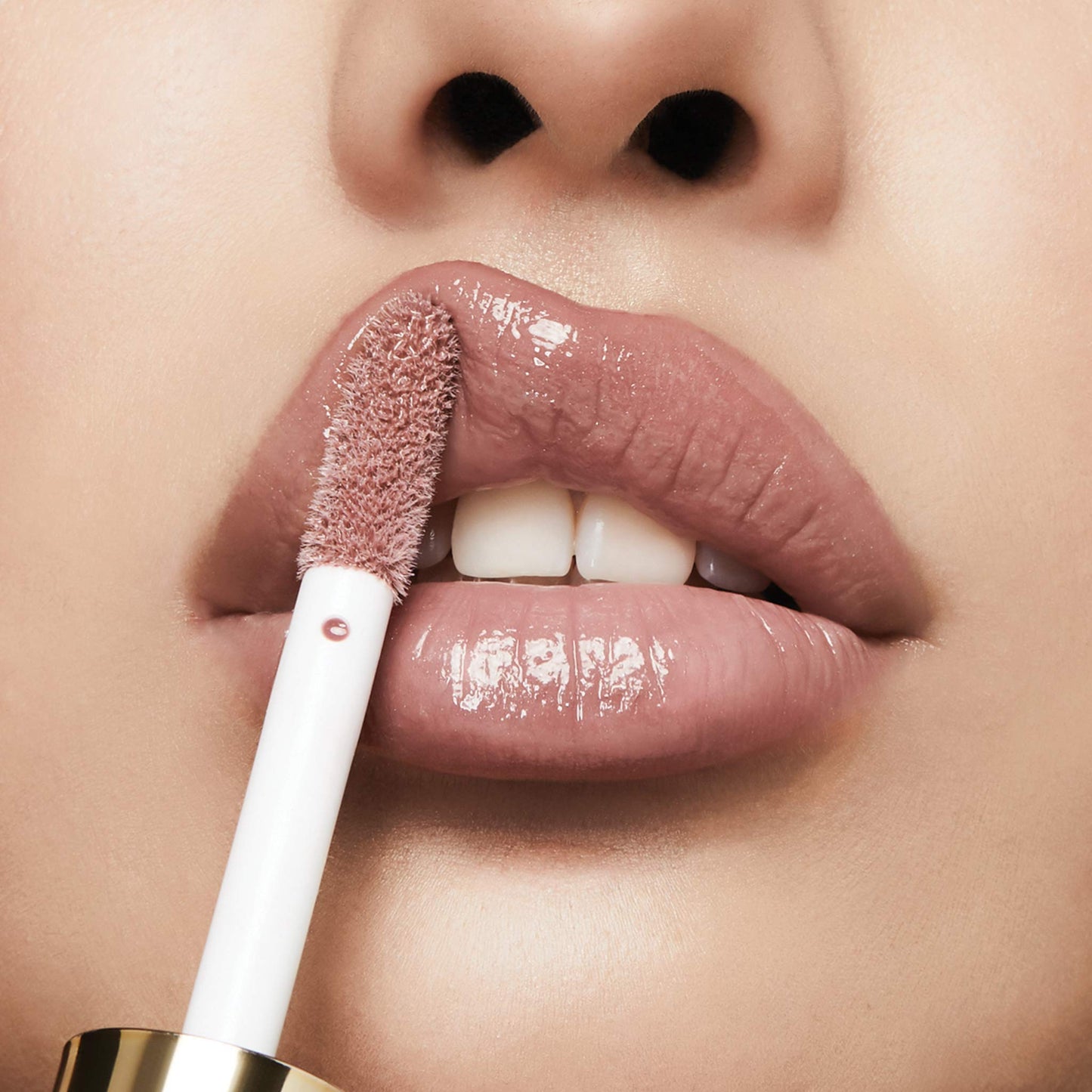 Milani Lip Gloss, Keep It Full Nourishing Lip Plumper with Hyaluronic Acid & Peptides for Soft, Fuller-Looking Lips (0.13 Fl. Oz.) Soft Rose