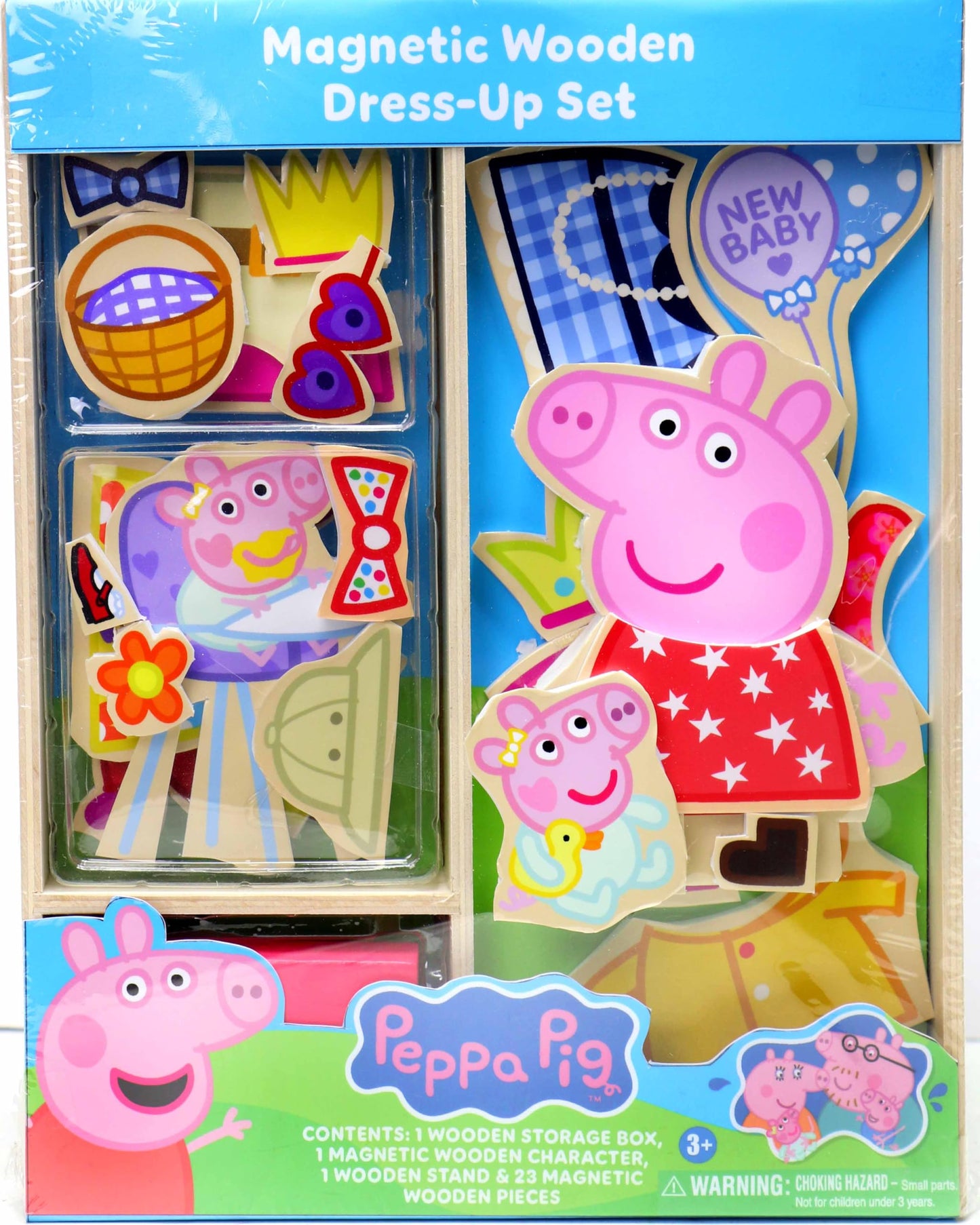 Tara Toy Peppa Pig Magnetic Wooden Dress Up Set