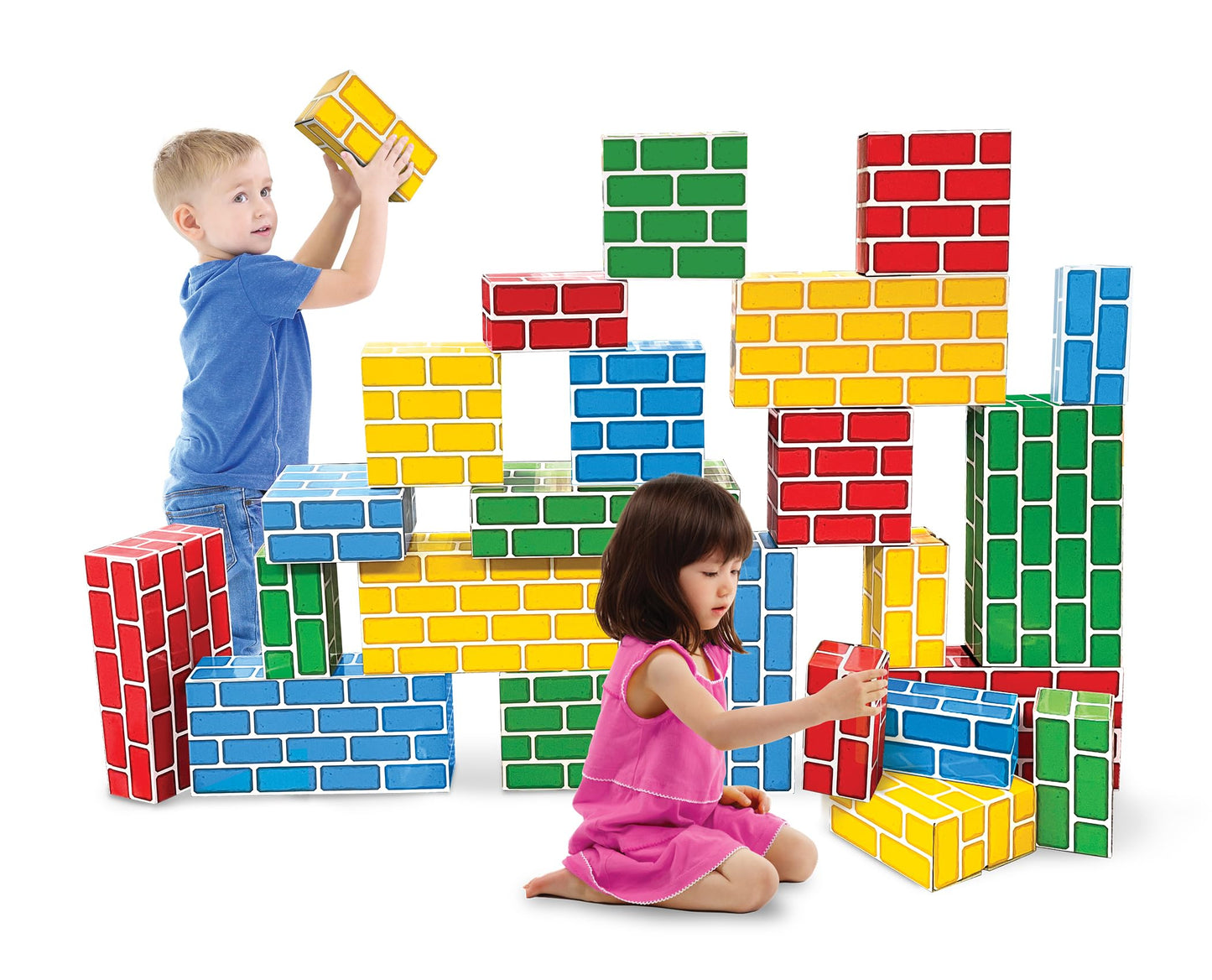 Teacher Created Resources Easy-Stack Cardboard Blocks 24 Piece Set (TCR11531)