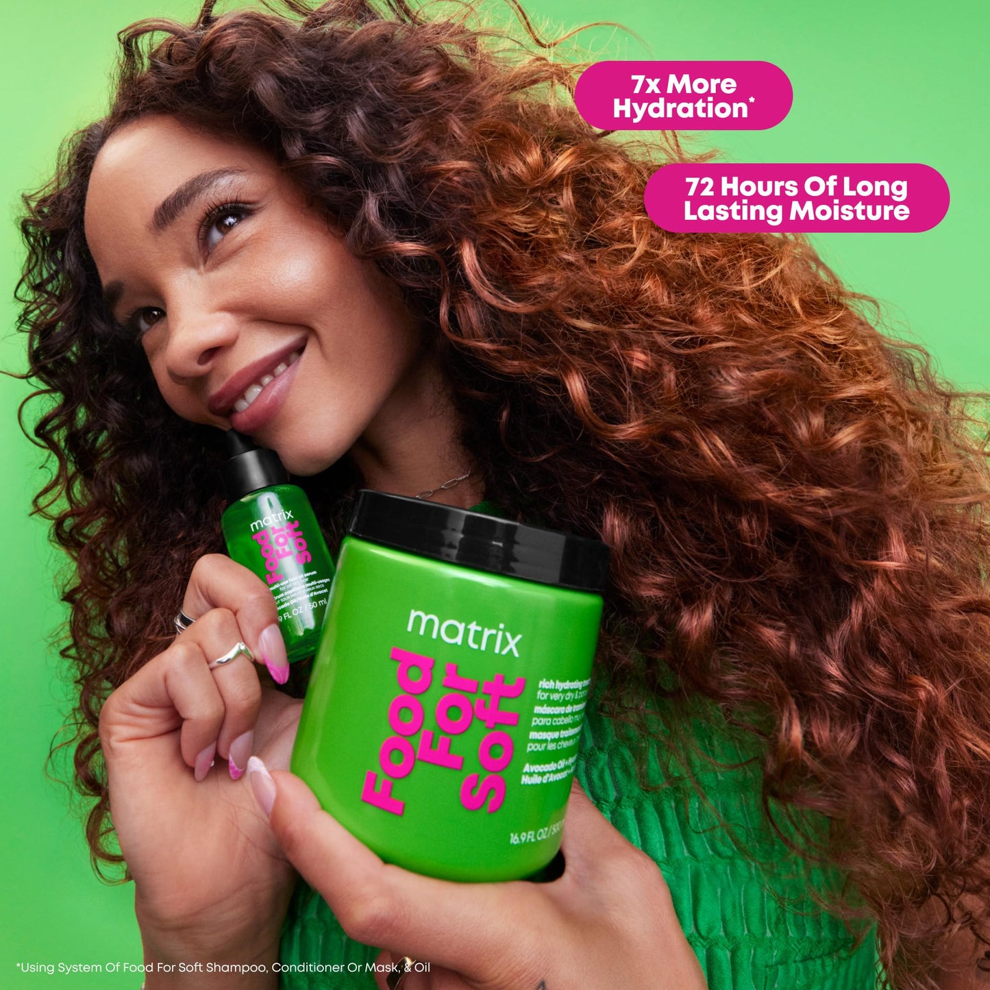 MATRIX Food For Soft Rich Hydrating Hair Mask with Avocado Oil & Hyaluronic Acid – Deep Conditioner for Dry, Brittle Hair, Adds Shine & Softness