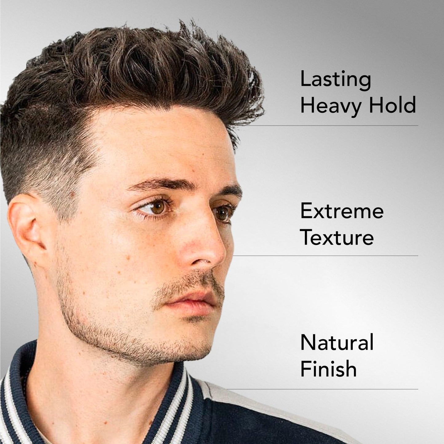 BLUMAAN Heavy Hold Clay for Men (2.5 oz) – Extra Strong Hold Hair Clay for Texture & Volume, Natural Matte Finish, Tames Thick & Unruly Hair