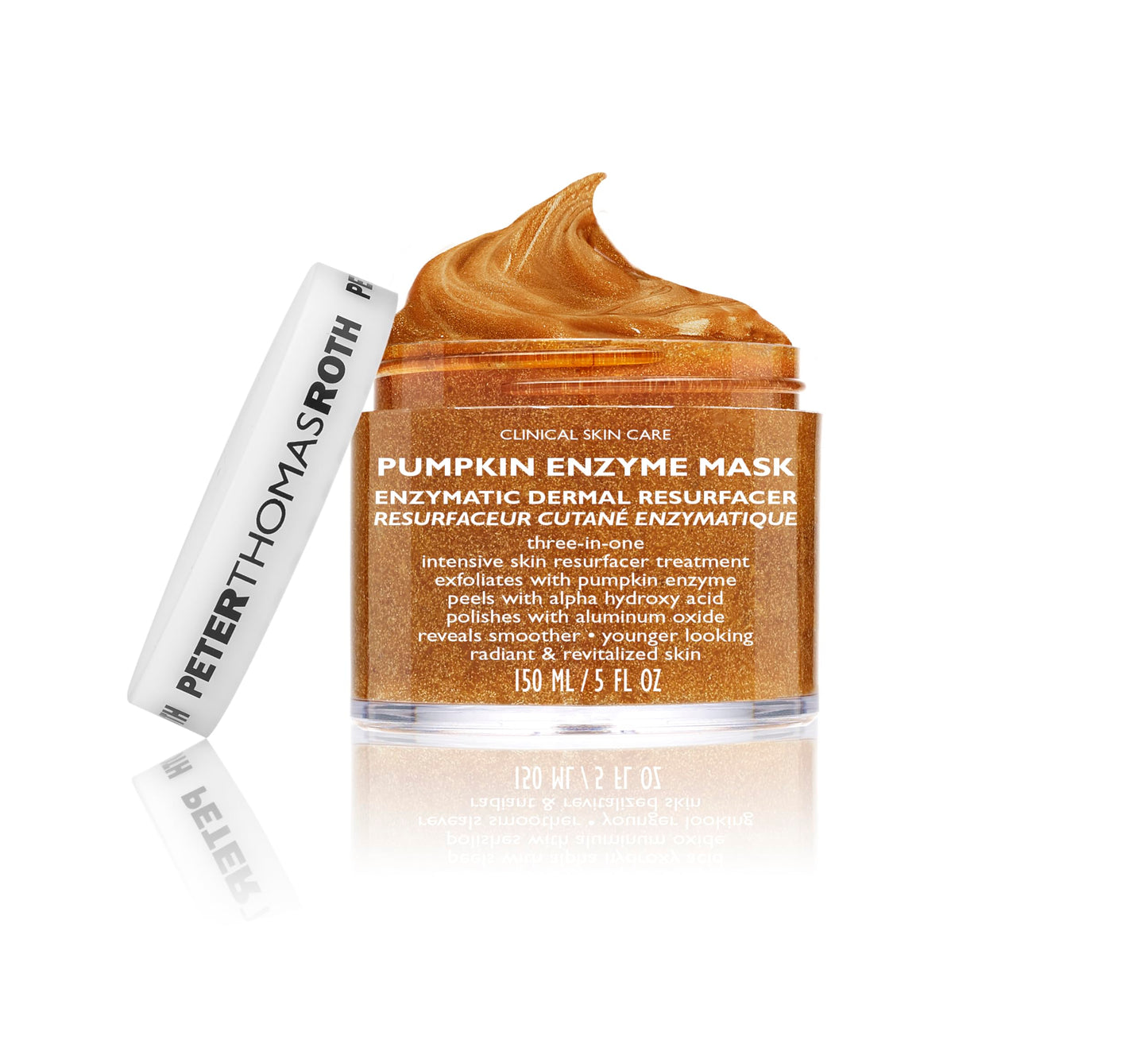 Peter Thomas Roth Pumpkin Enzyme Mask – Exfoliating Dermal Resurfacer for Dullness, Uneven Skin Tone, Fine Lines & Wrinkles, 5 fl oz