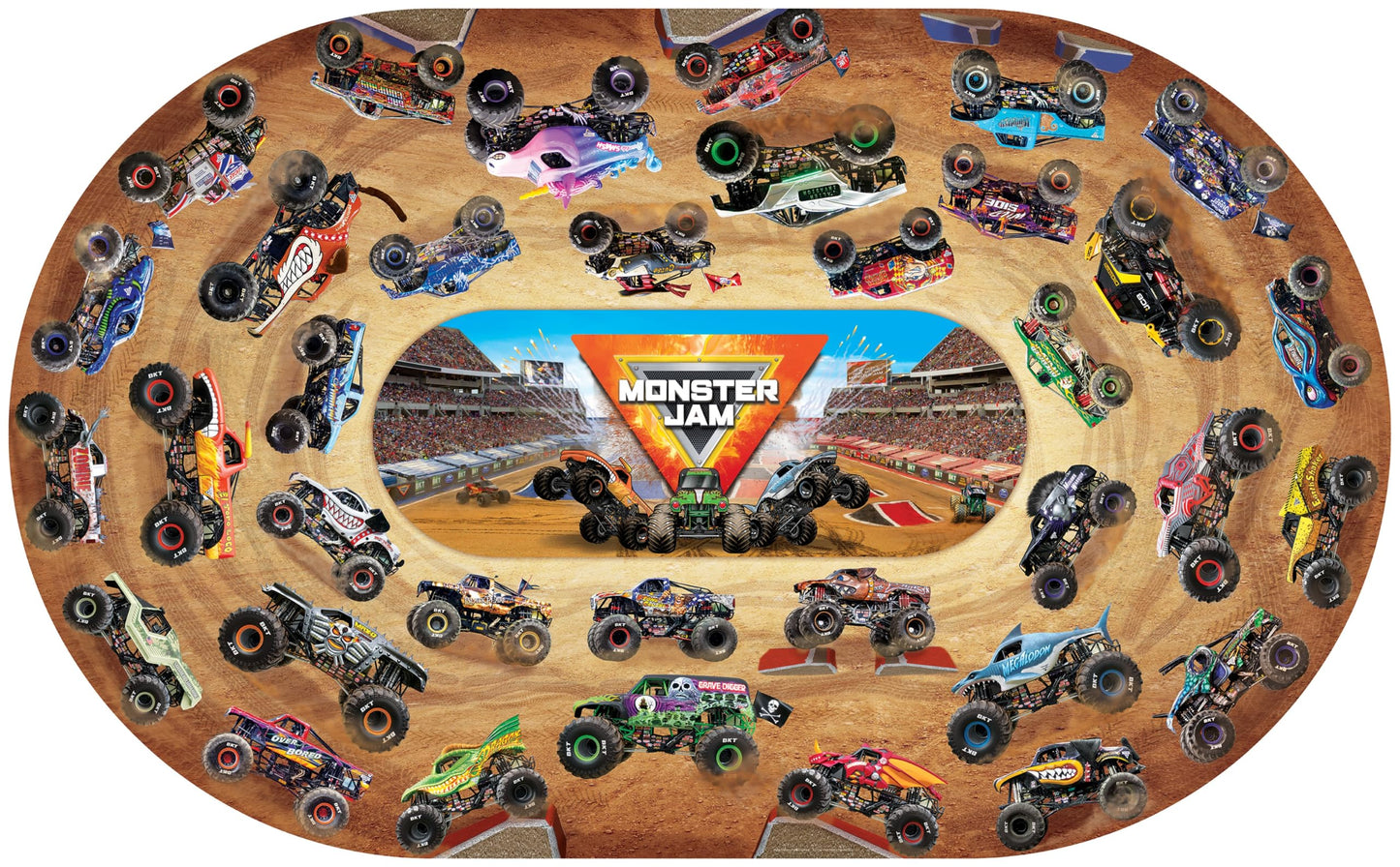 Giant FloorPuzzle - MonsterJam