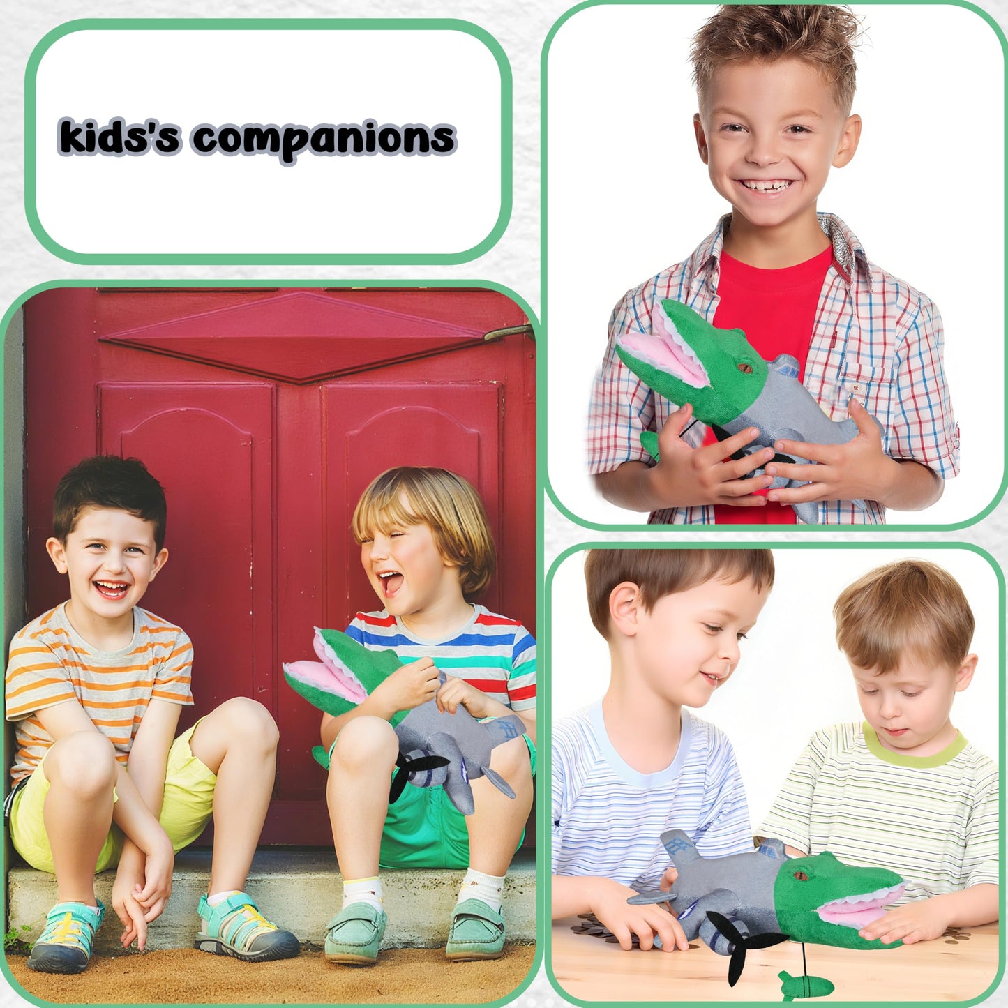 HGDFEOC Italian Brainrot Plush,Funny Bombardino Crocodilo Plush Stuffed Figure Pillow Room Decor for Video Game Fans