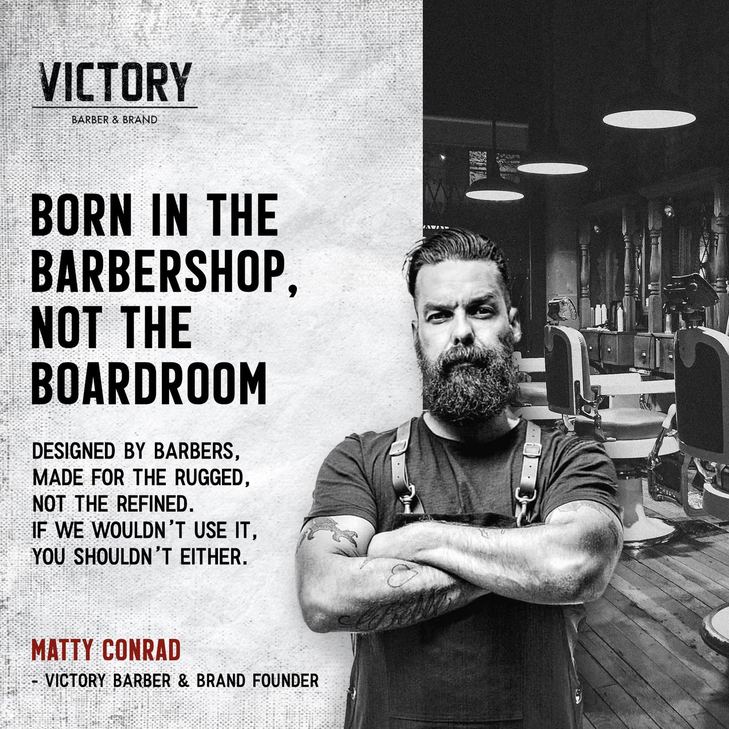 Sea Salt Thickening Spray for Men's Hair | PRIMER by Victory Barber & Brand | Made in the USA