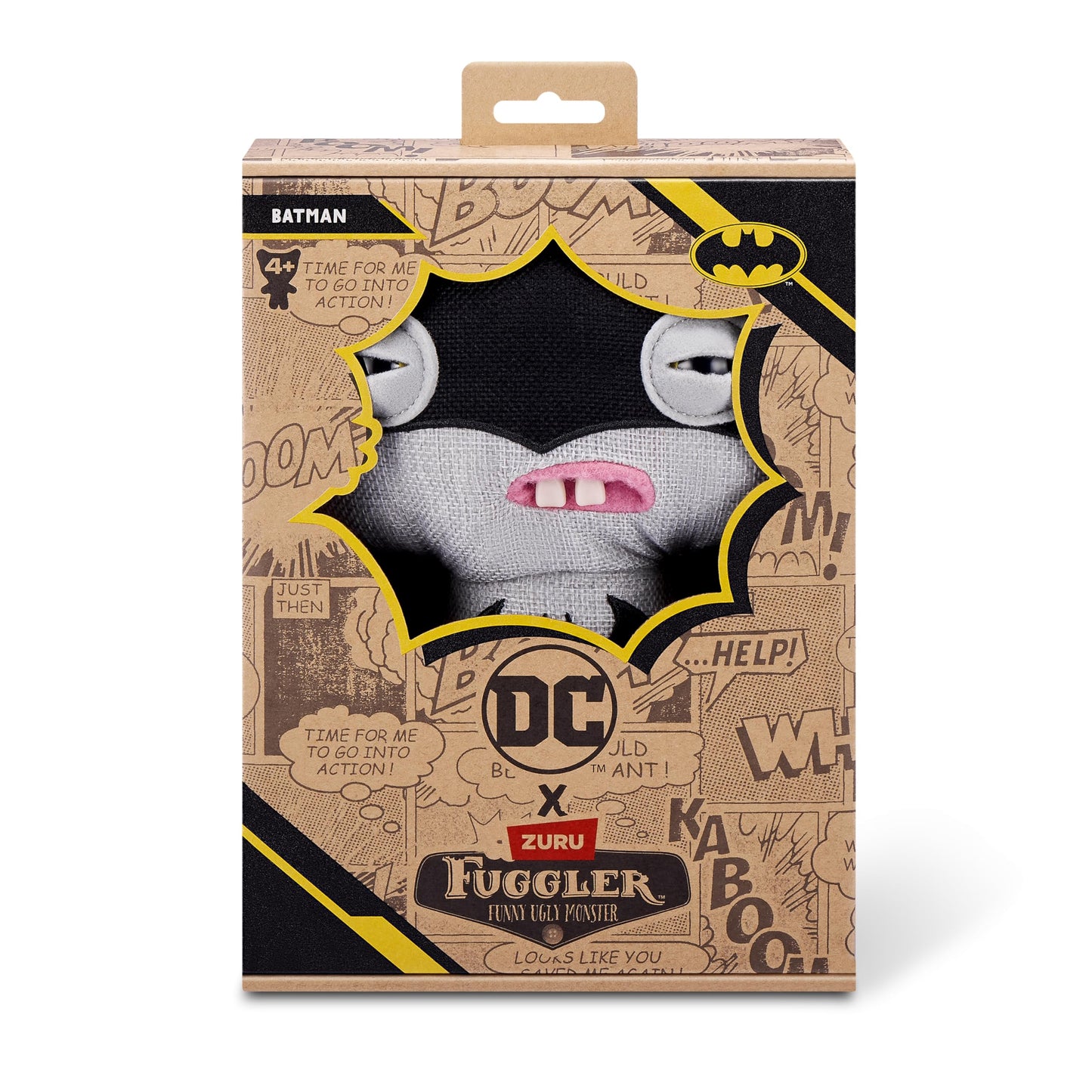 Fuggler x DC by ZURU Funny Ugly Monster, Plush, Collectible, Toy (Batman)