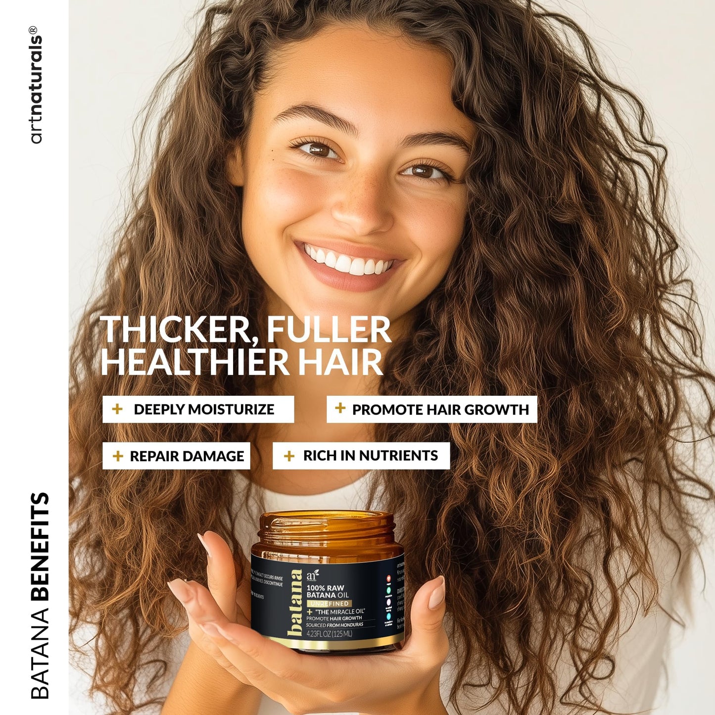 Batana Oil Hair Growth Set – 100% Pure & Unrefined from Honduras | Includes 4oz Oil, 4.2oz Paste, Lash Wand & Brow Brush | Dr. Sebi Inspired