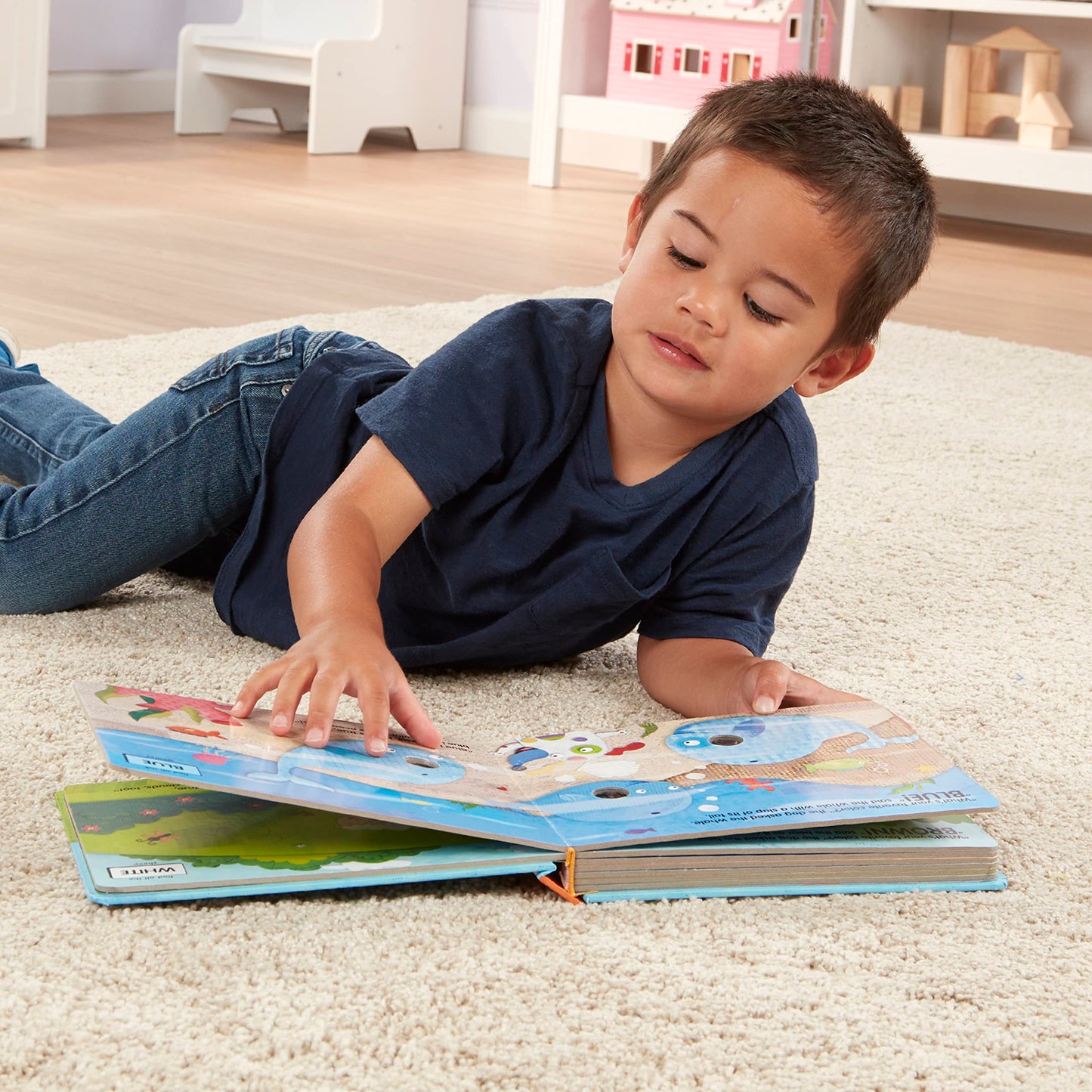 Melissa & Doug Poke-a-Dot! What’s Your Favorite Color? Interactive Pop Button Board Book & Sensory Toy for Toddlers & Preschoolers 3+