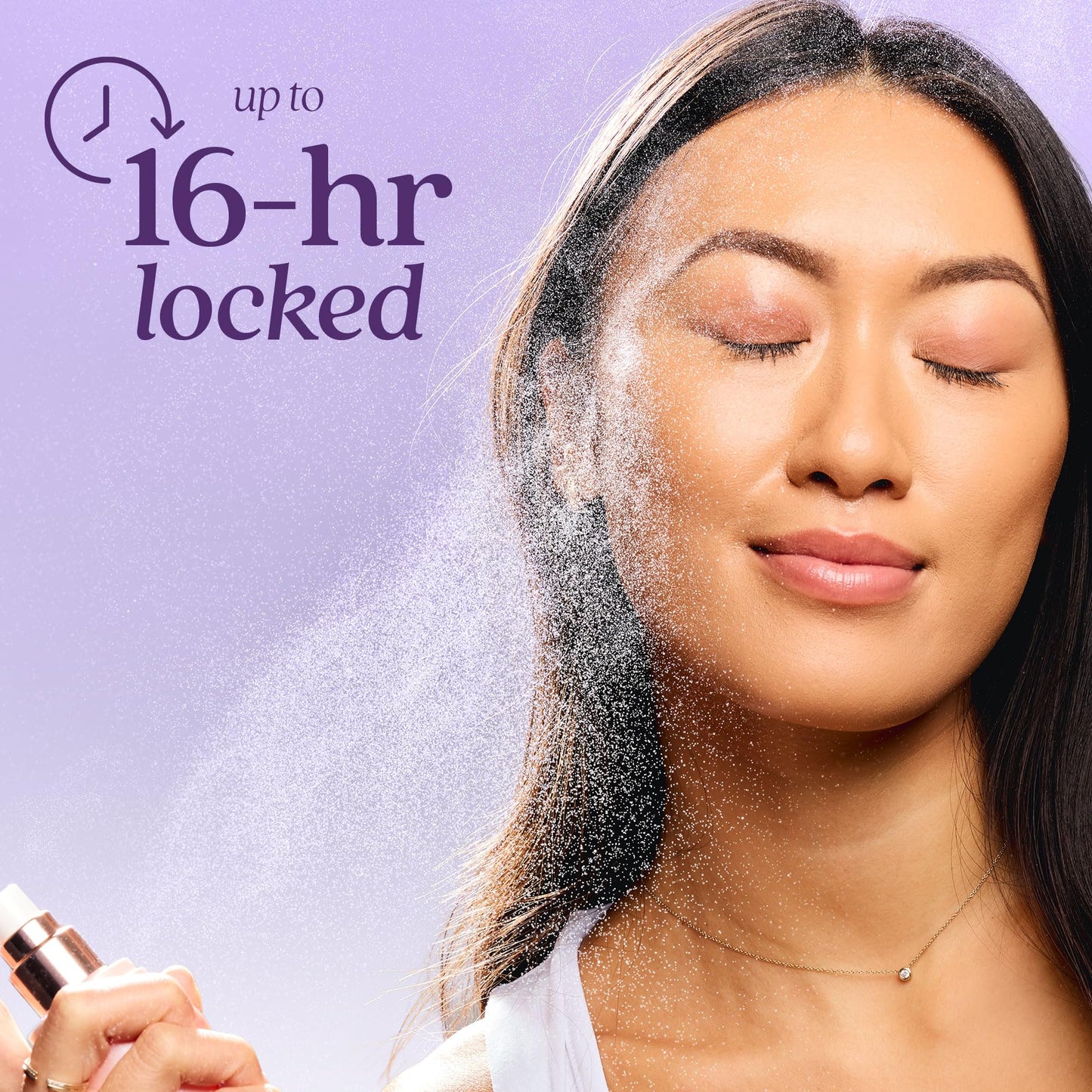 Tarte Life Lock 10-in-1 Hydrating Setting Spray – Weightless Mist with Hyaluronic Acid, Locks Makeup, Waterproof, Sweatproof, Vegan