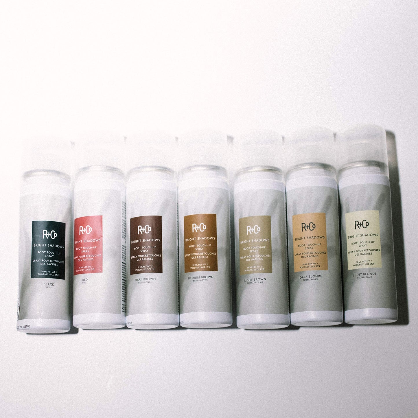 R+Co BRIGHT SHADOWS Root Touch-Up Spray Medium Brown 59 ml / 1.5 oz