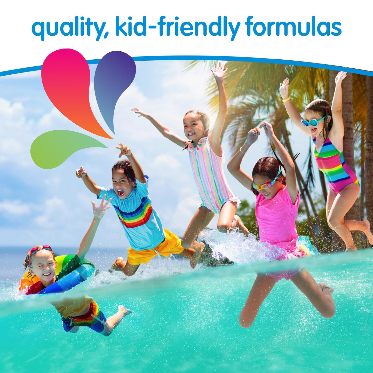 SoCozy Kids Swim 3-in-1 Shampoo, Conditioner & Body Wash – Chlorine & Salt Removing Hair & Body Cleanser with Activated Charcoal, 10.5 fl oz