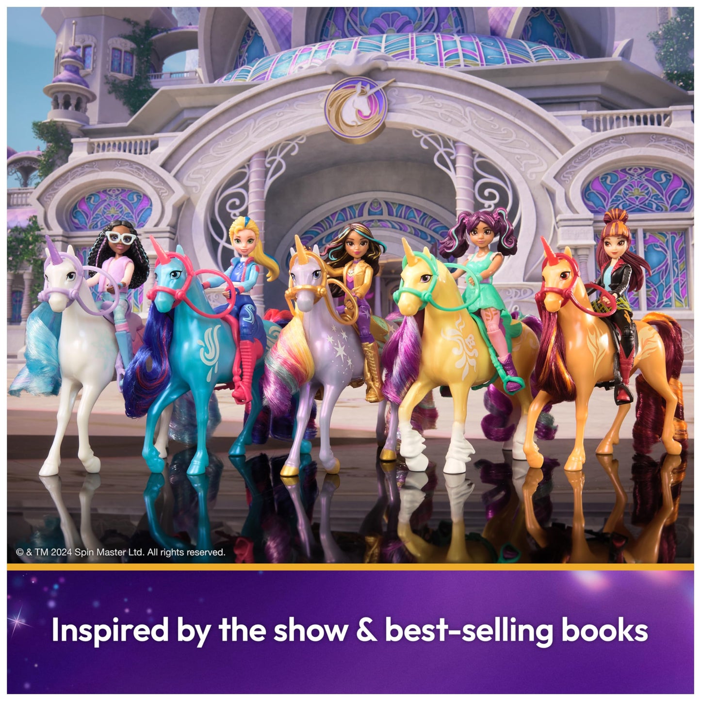 Unicorn Academy, Isabel & River with 2 Accessories & Hair Tool, Dolls & Unicorn Toys for Girls Ages 4 and up