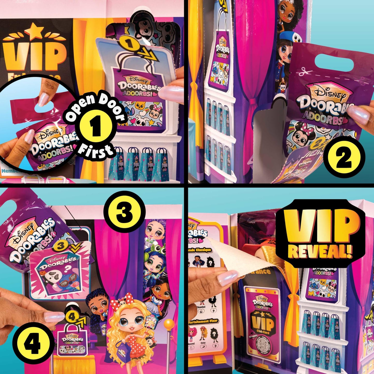 Just Play Disney Doorables ADOORBS Dolls, Collectible Dolls, Kids Toys for Ages 5 Up, Kids Toys for Ages 5 Up