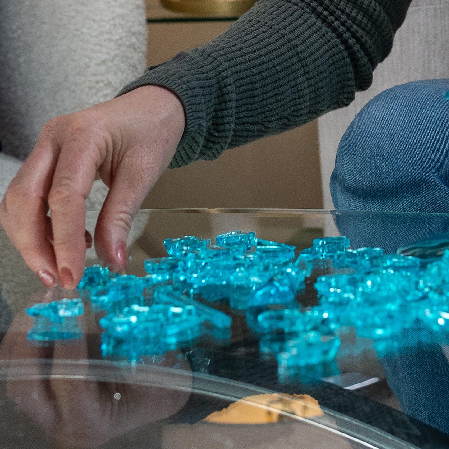 BePuzzled | Peanuts Snoopy Heart Original 3D Crystal Puzzle, Ages 12 and Up