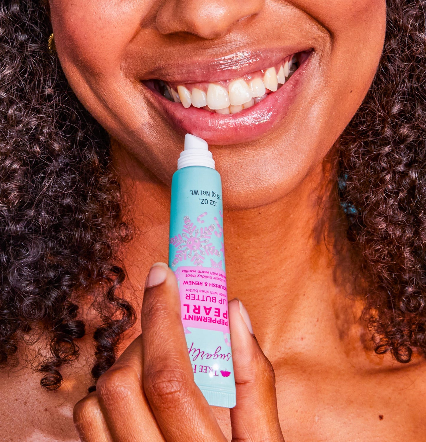 Tree Hut Sugarlips Peppermint Pearl Lip Butter, Limited Edition Holiday, Moisturizing & Nourishing, Full Hydrated Lips, 0.52 fl oz