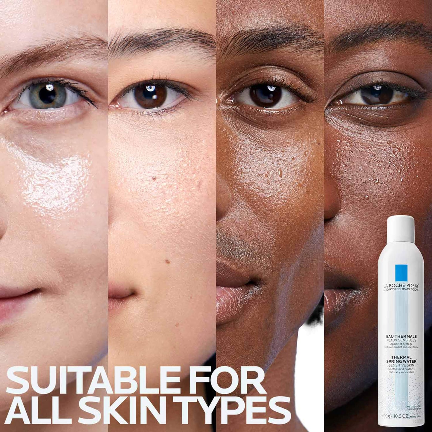 La Roche-Posay Thermal Spring Water, Face Mist Hydrating Spray with Antioxidants to Hydrate and Soothe Skin, Facial Spray, 10.1 Ounce