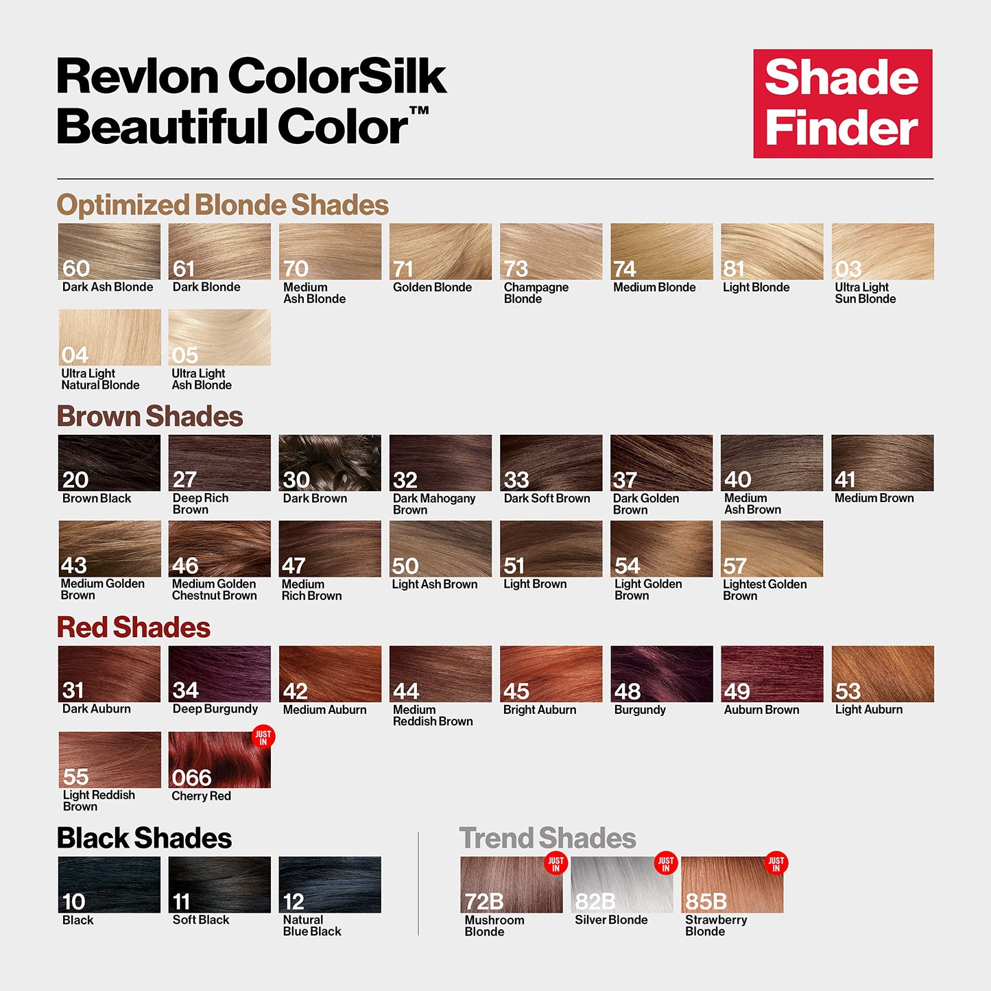 Revlon Colorsilk Beautiful Color 010 Black Hair Dye – Ammonia-Free Permanent Color for 100% Gray Coverage, Shine & Silky Soft Hair, 1 Pack