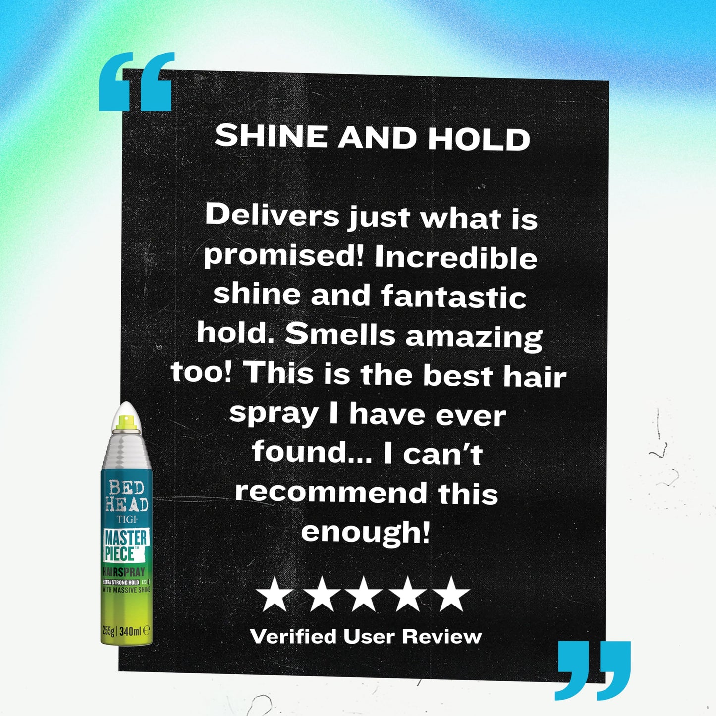 TIGI Bed Head Frizz Control Hair Spray, Masterpiece Extra Hold Hair Care Spray for Shiny and Glossy Hair, 10.3 oz