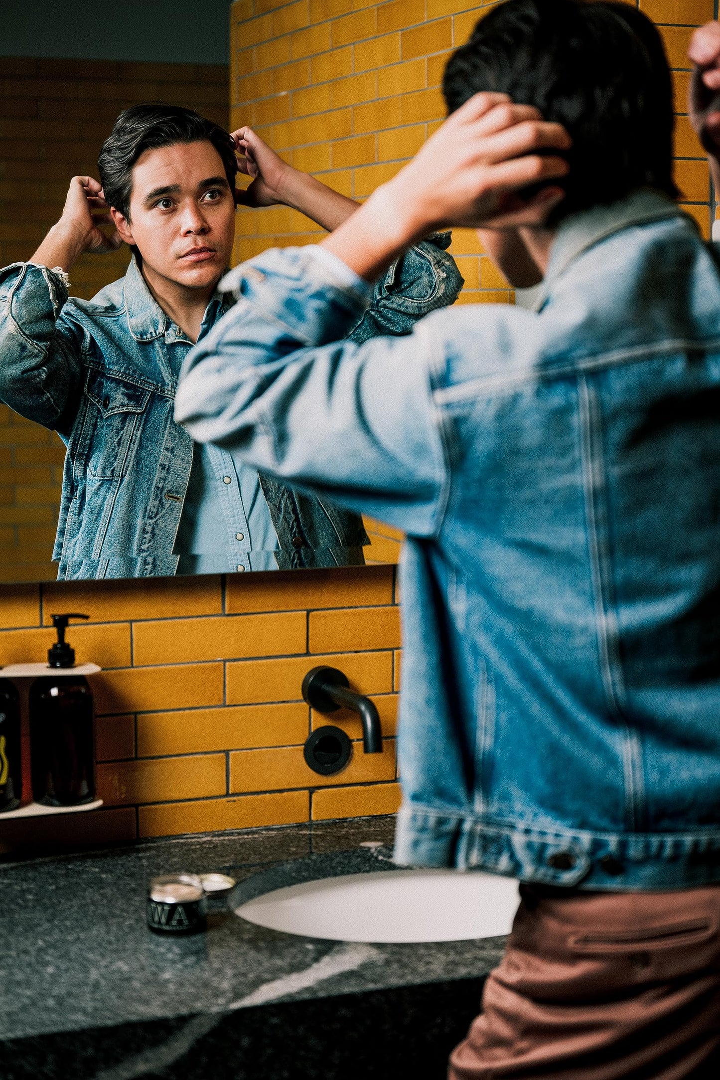 18.21 Man Made Hair Styling Product, 2oz. Original Sweet Tobacco Scent in Wax with Low Shine Finish